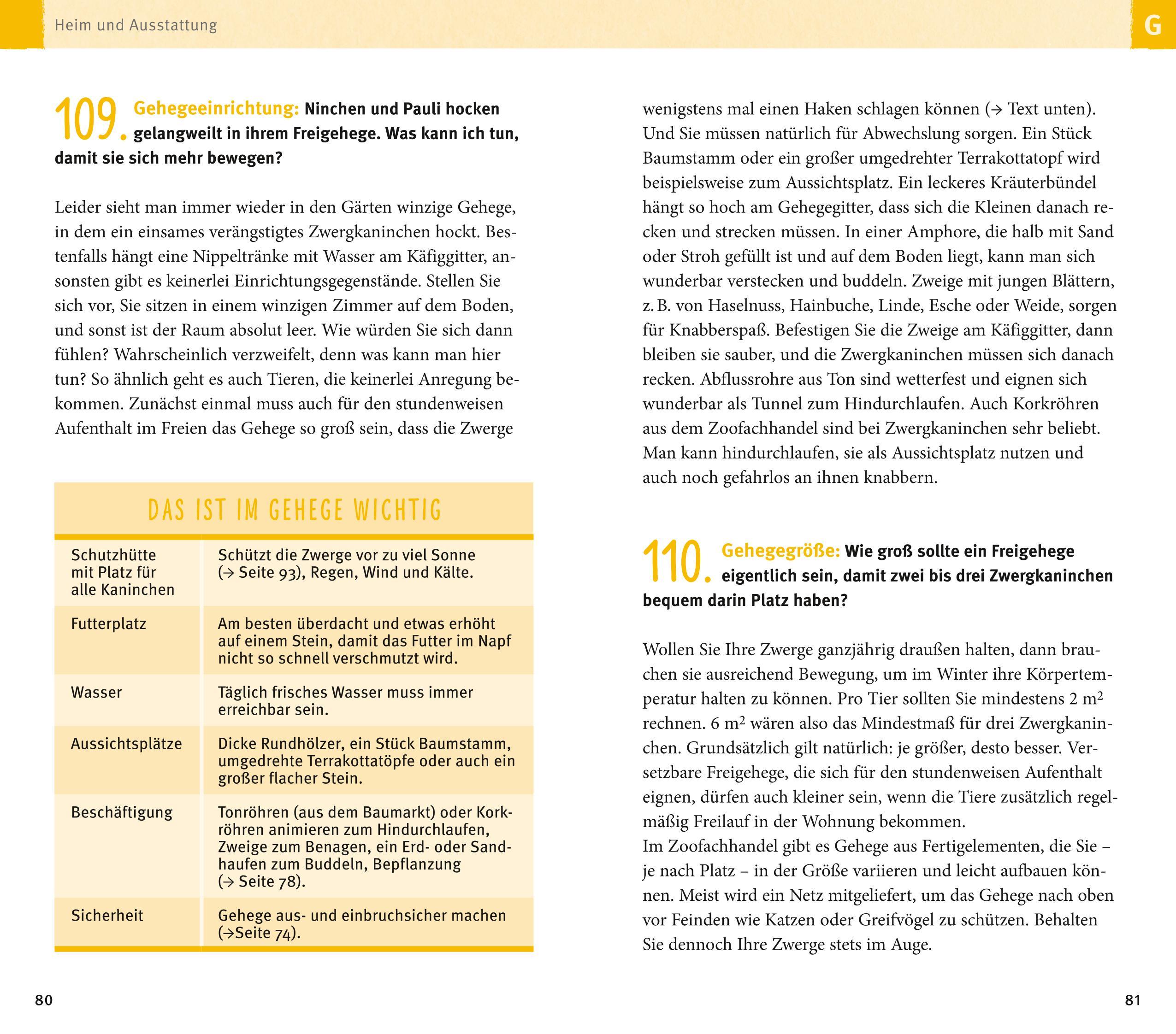 Beispielinhalt (Bild) 300 Fragen zum Zwergkaninchen