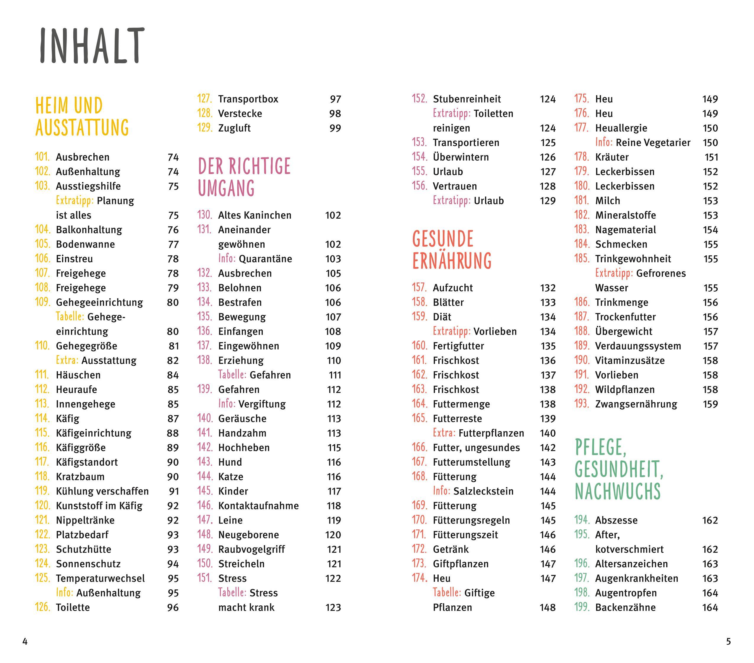 Beispielinhalt (Bild) 300 Fragen zum Zwergkaninchen