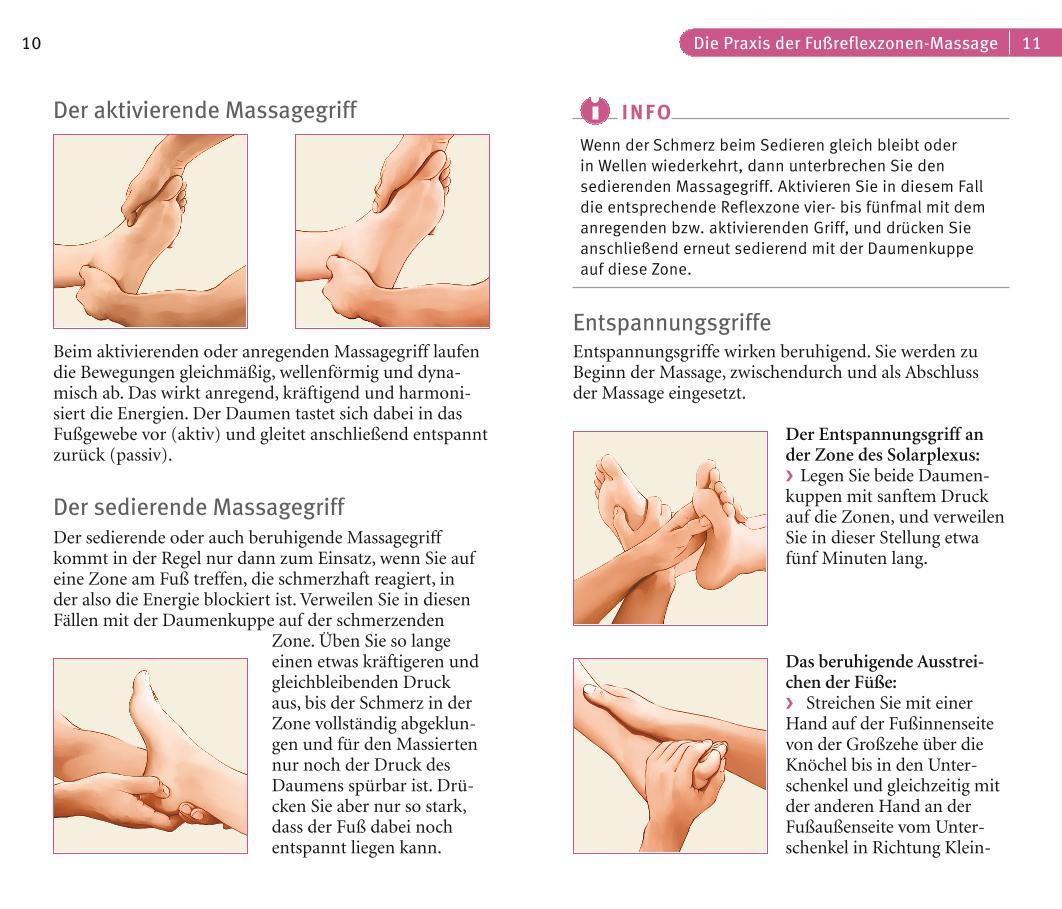 Beispielinhalt (Bild) Reflexzonen-Massage