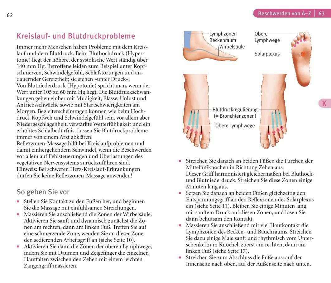 Beispielinhalt (Bild) Reflexzonen-Massage