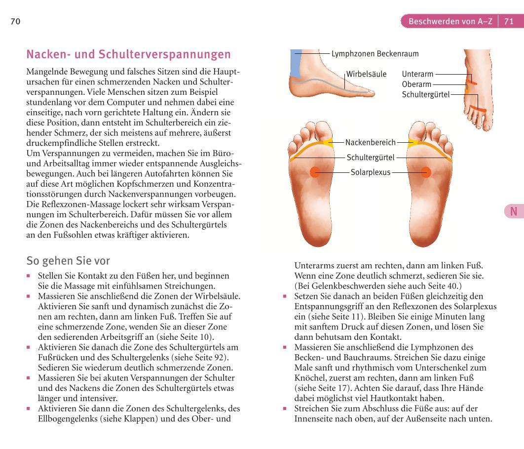 Beispielinhalt (Bild) Reflexzonen-Massage