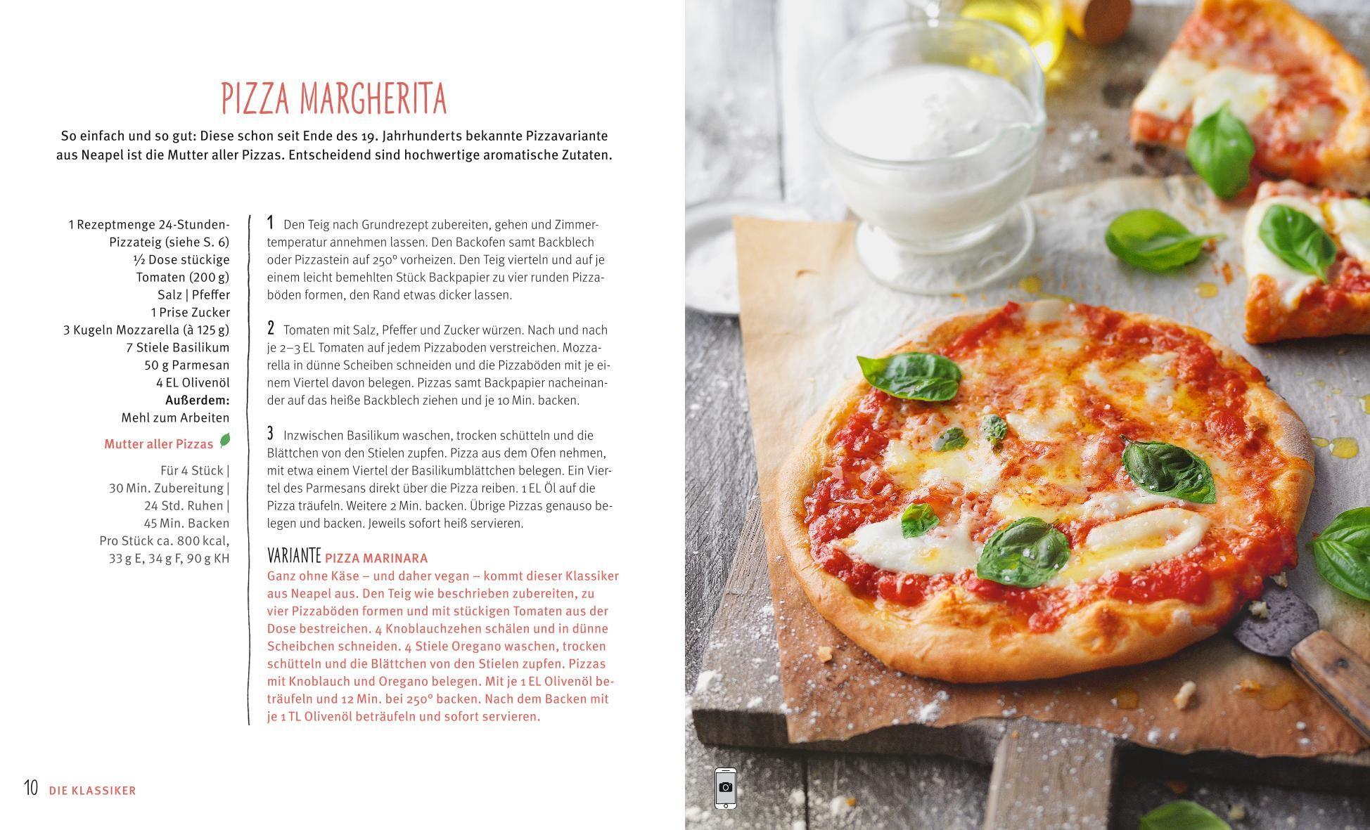 Beispielinhalt (Bild) Pizza & Flammkuchen