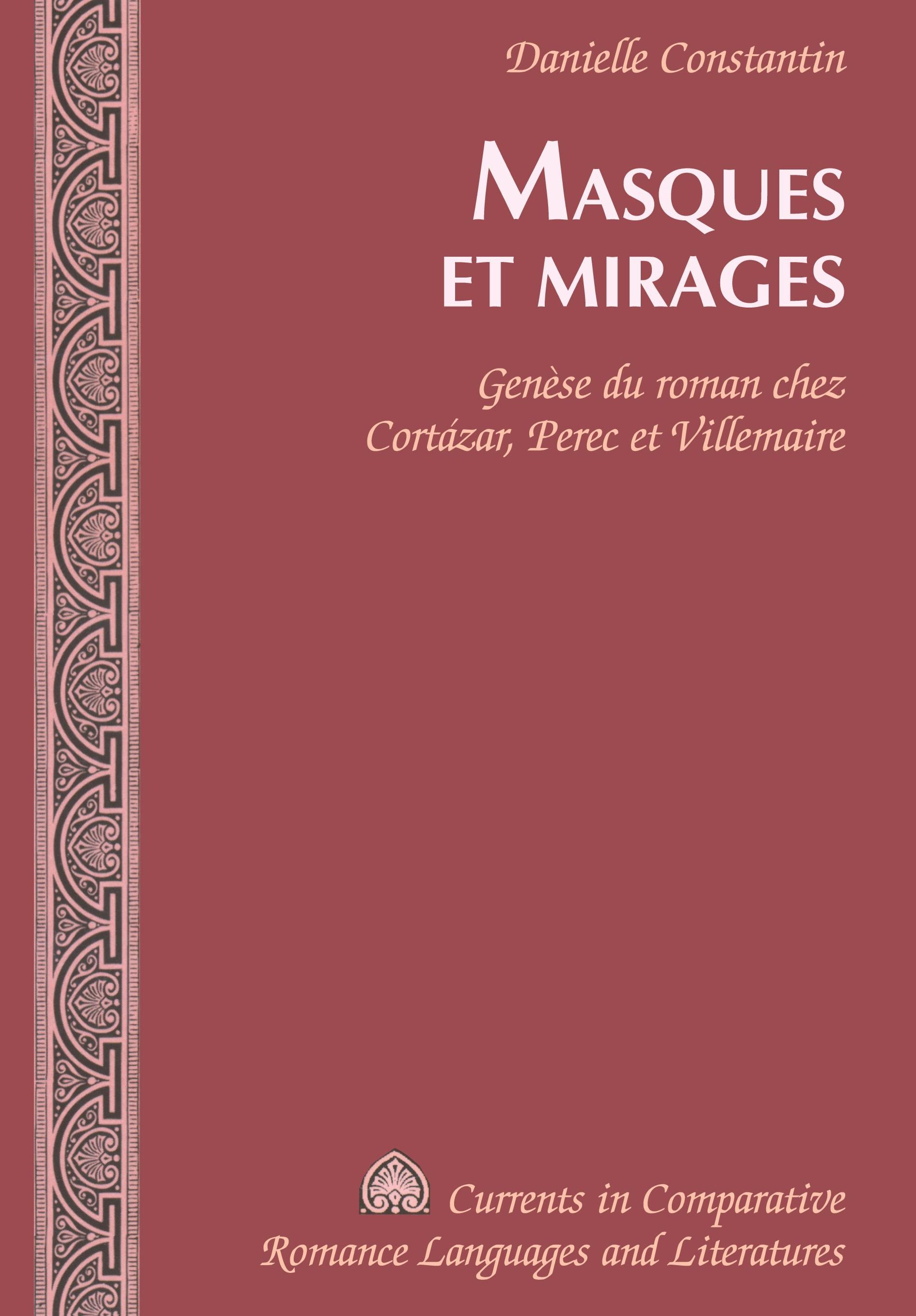 Vorderes Coverbild Masques et mirages