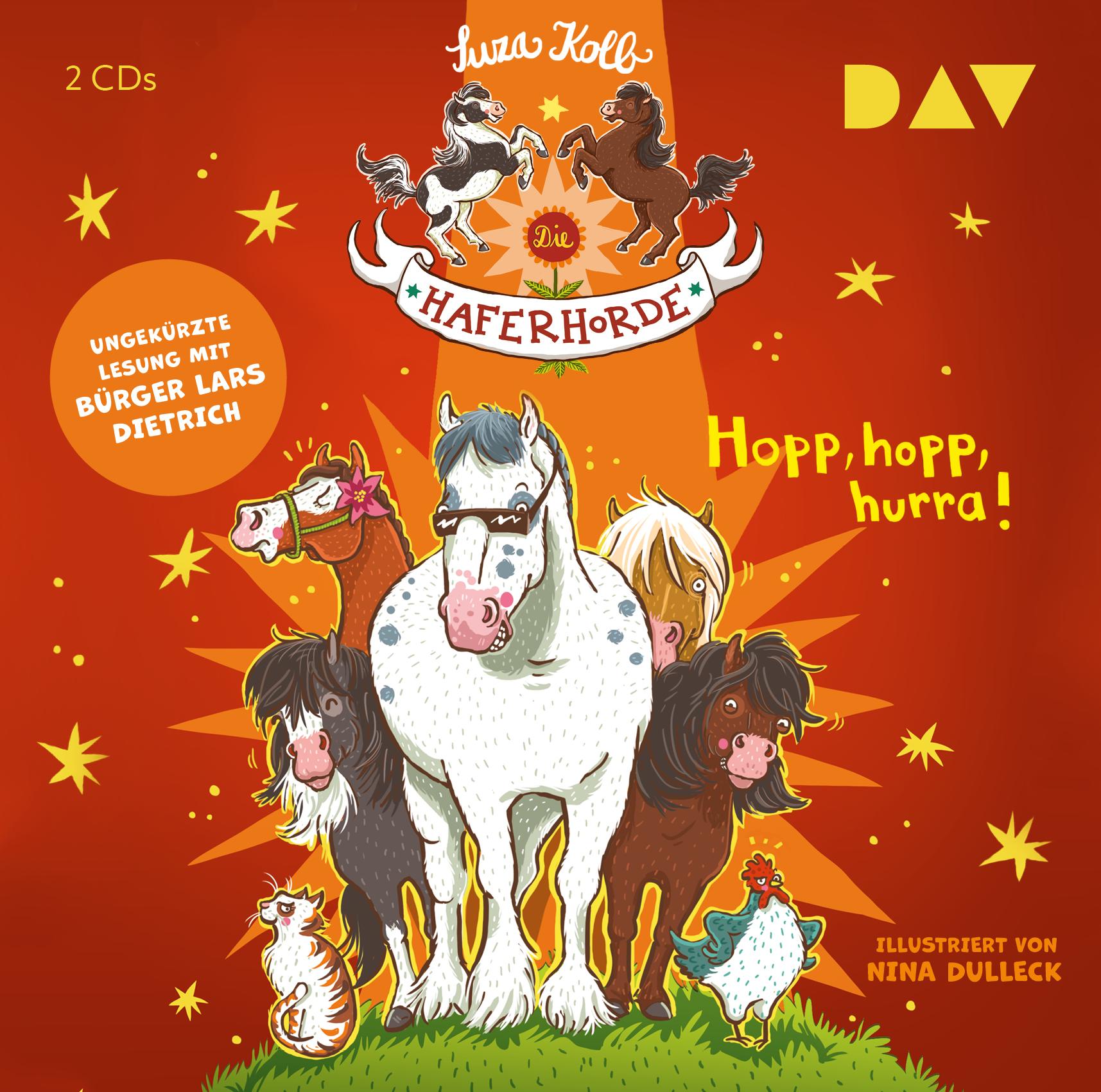 Vorderes Coverbild Die Haferhorde 06: Hopp, hopp, hurra!