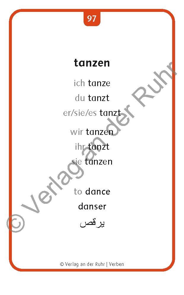 Beispielinhalt (Bild) Verben