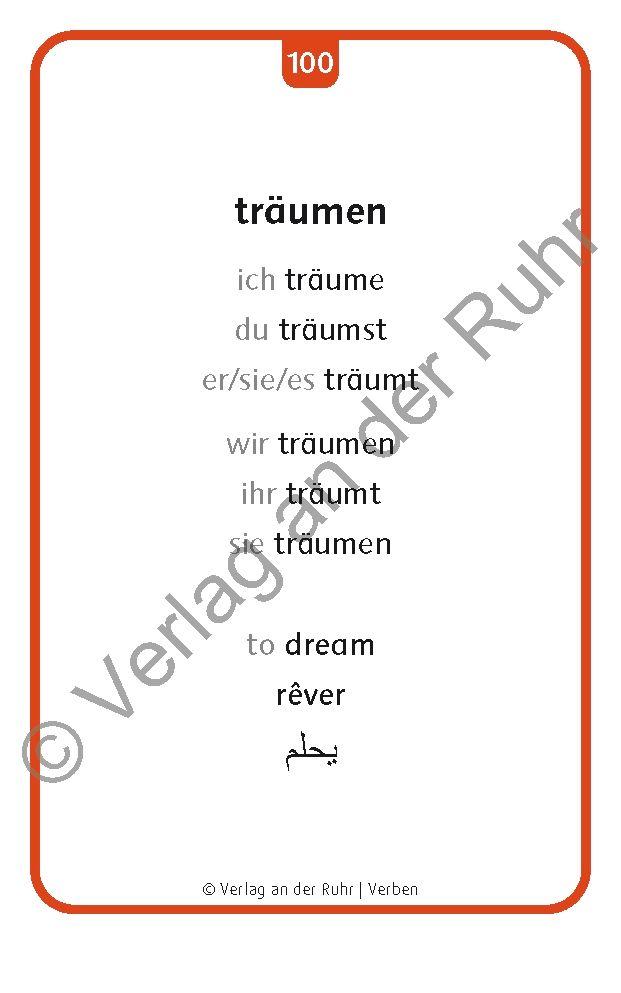 Beispielinhalt (Bild) Verben