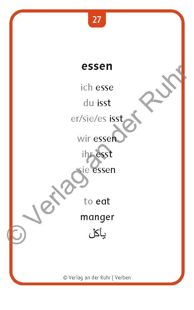 Beispielinhalt (Bild) Verben