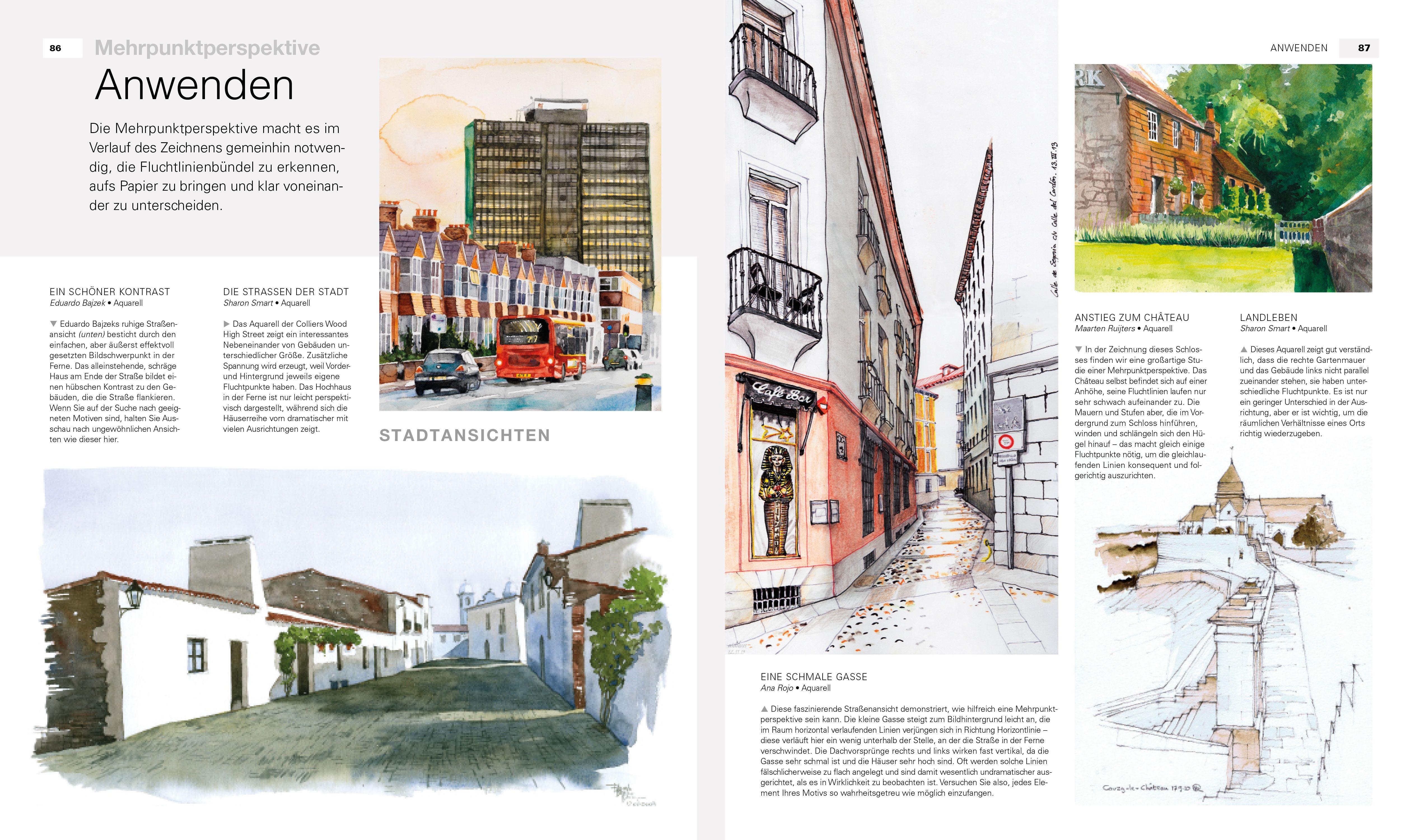 Beispielinhalt (Bild) Perspektive richtig sehen und zeichnen