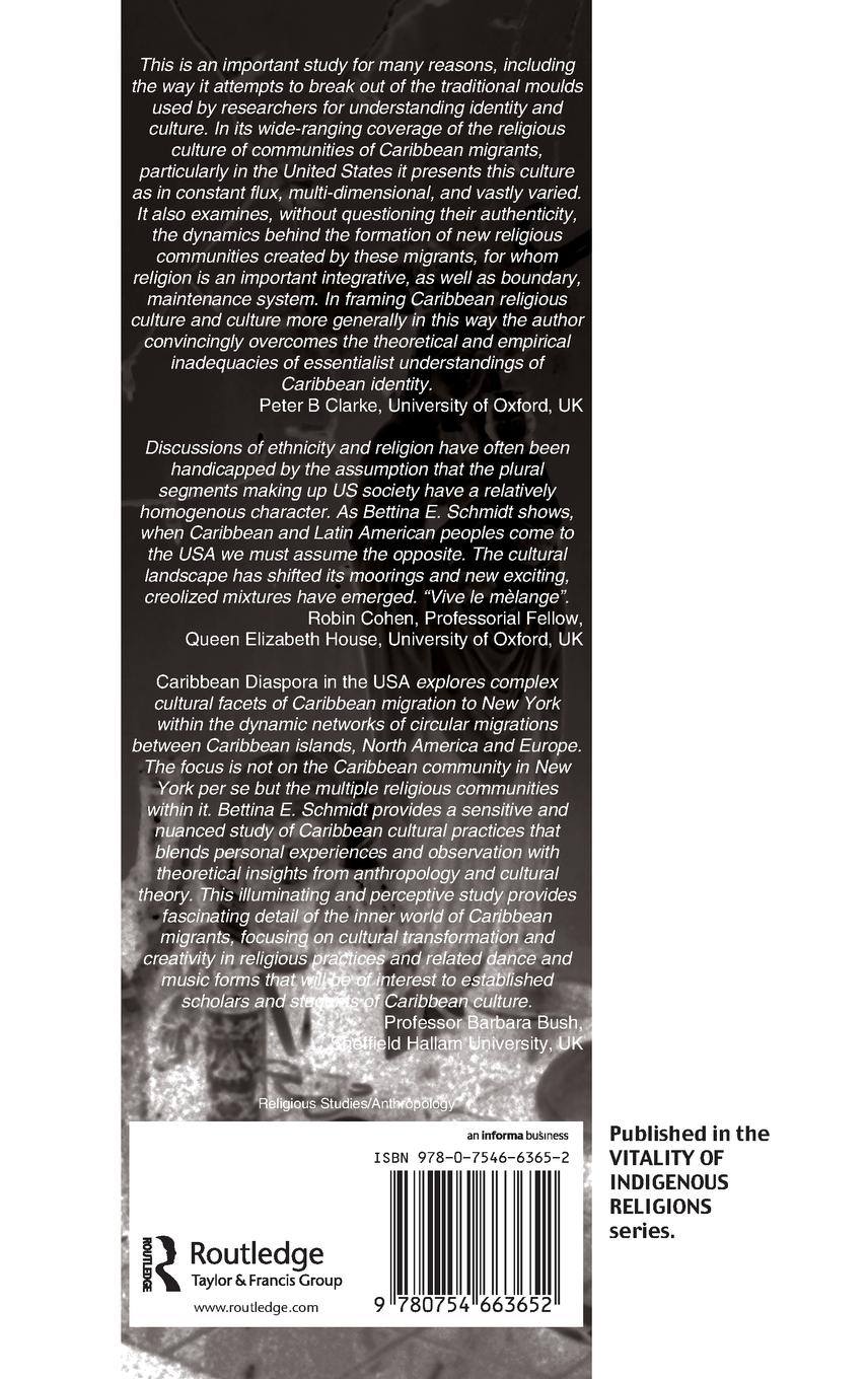 Rückseitencover Caribbean Diaspora in the USA