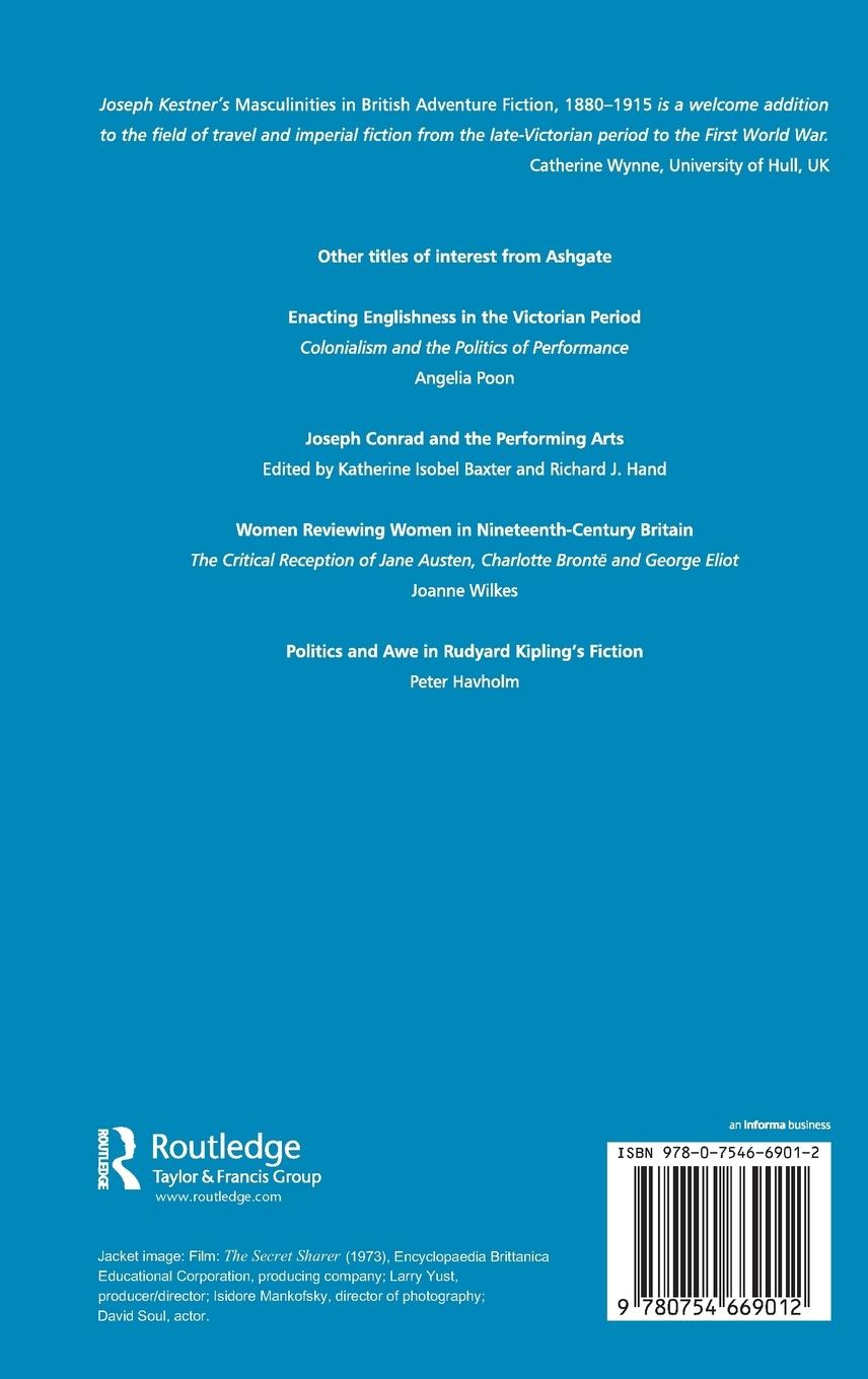 Rückseitencover Masculinities in British Adventure Fiction, 1880-1915