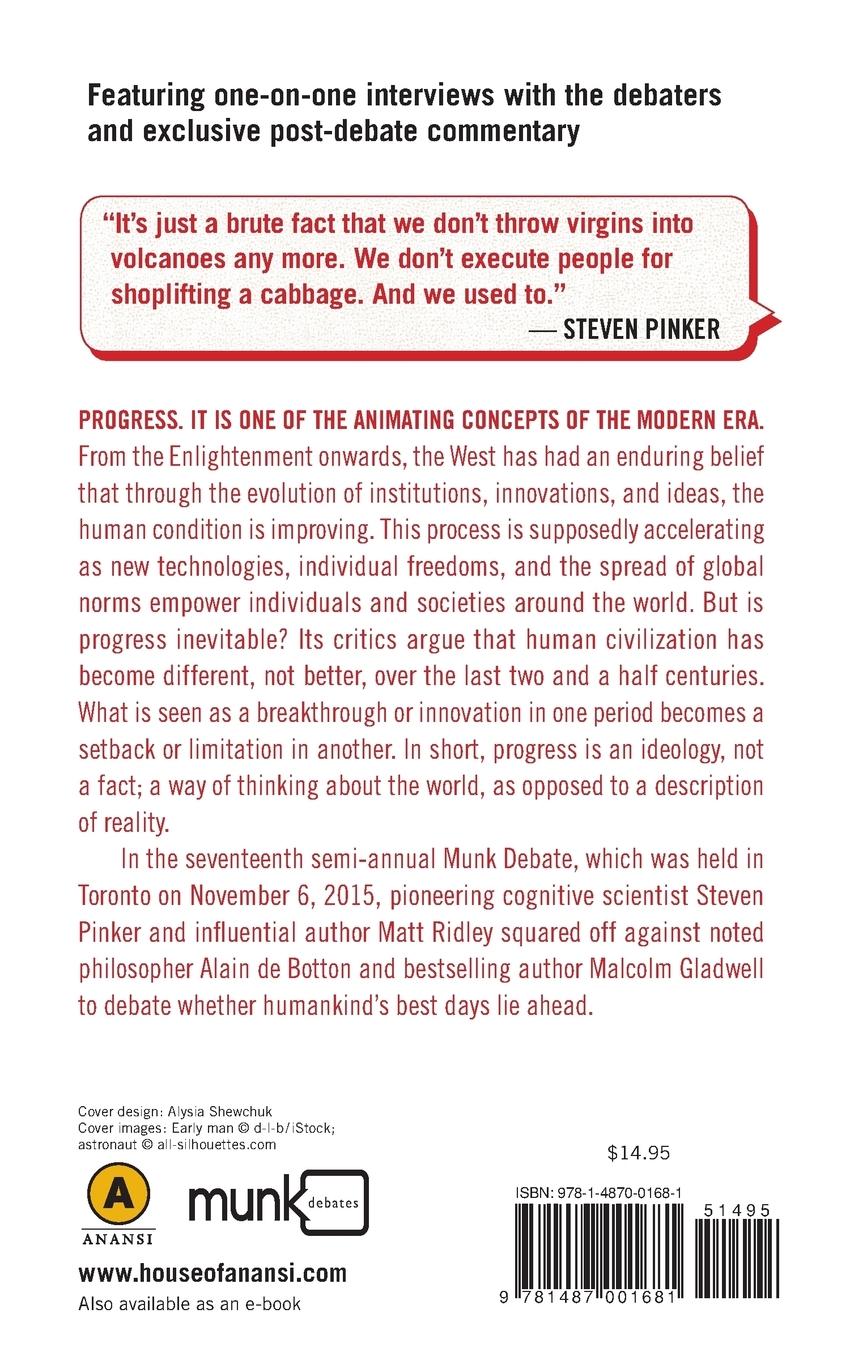 Rückseitencover Do Humankind's Best Days Lie Ahead?