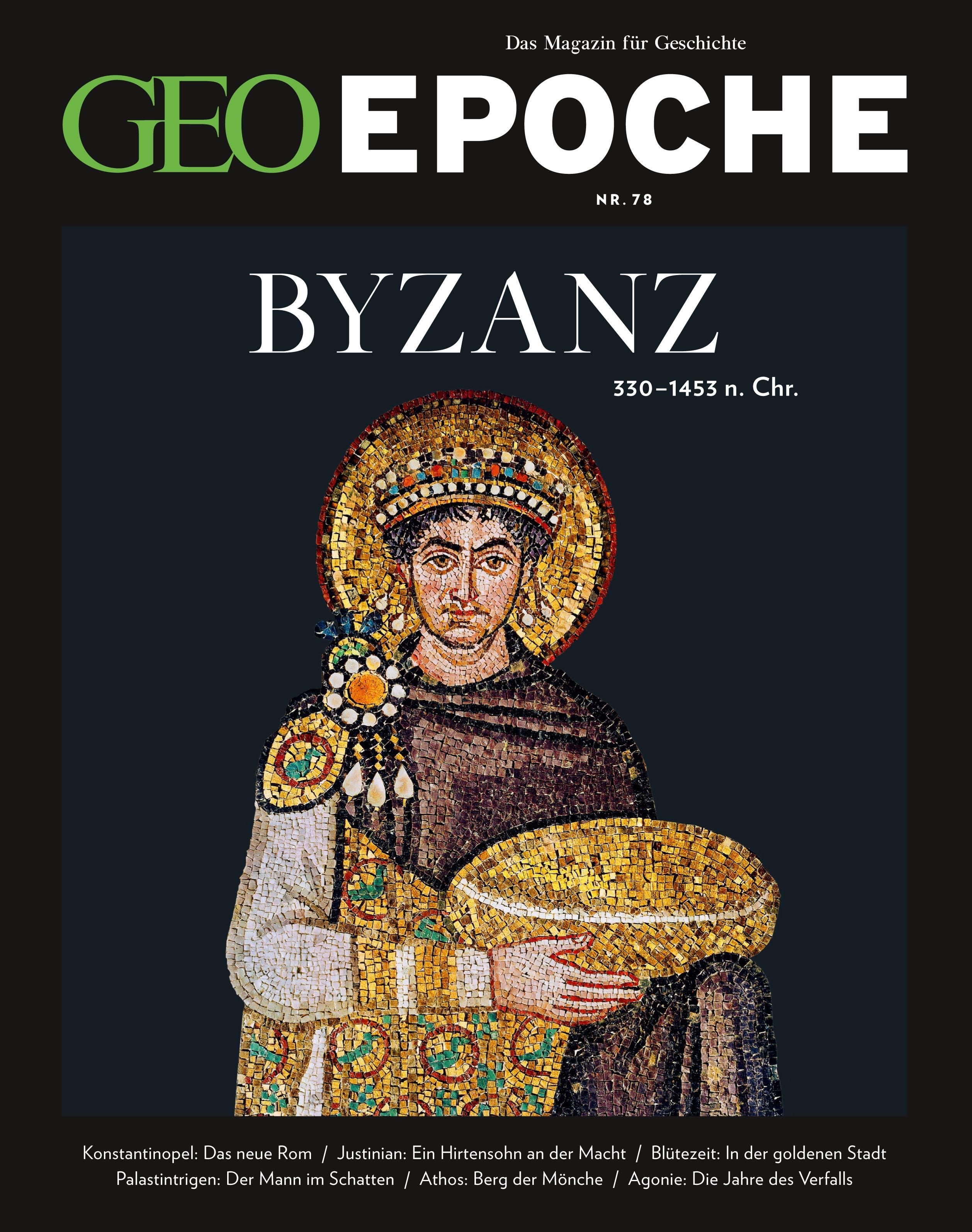 Vorderes Coverbild GEO Epoche 78/2016 Byzanz