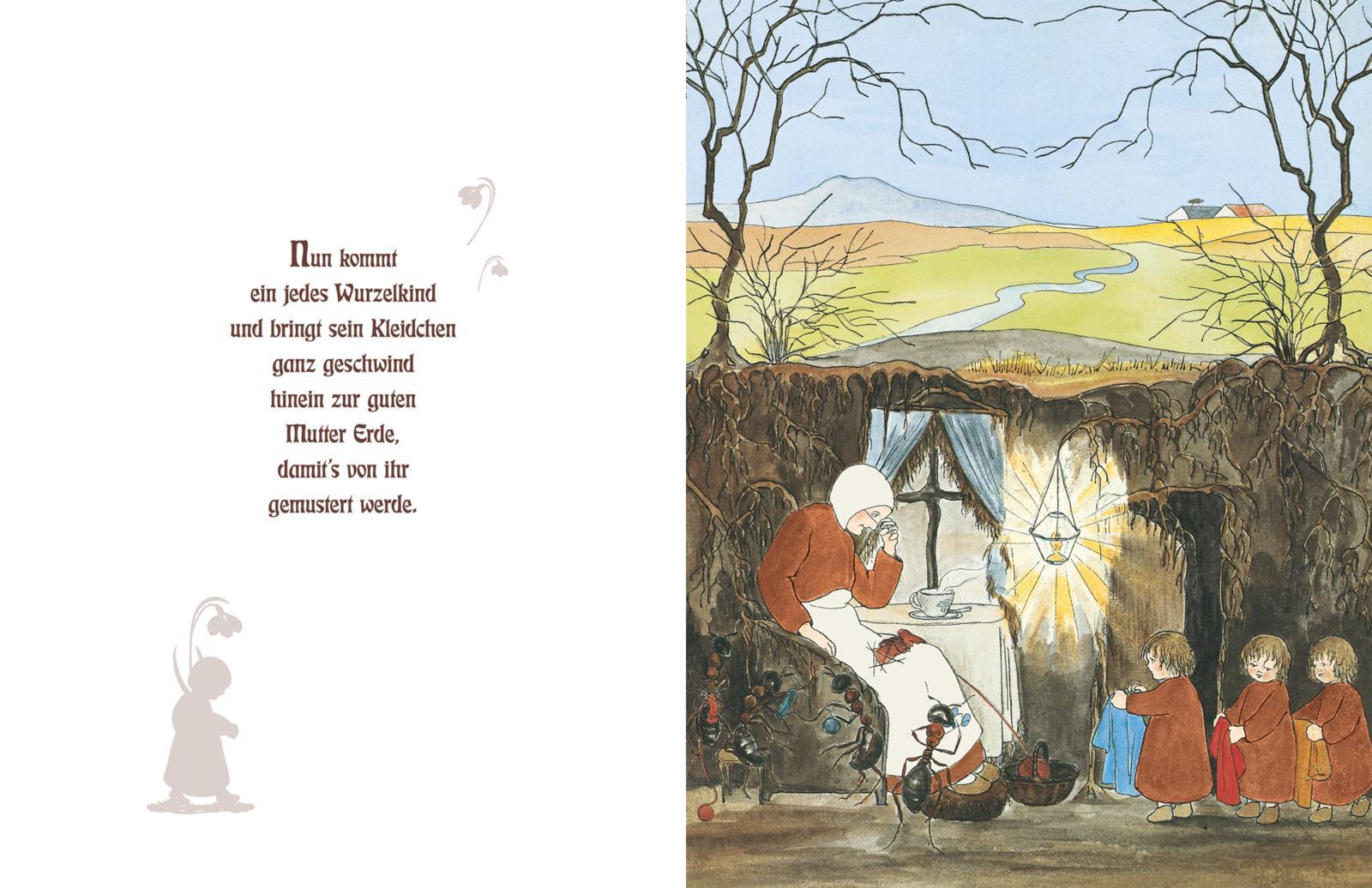 Beispielinhalt (Bild) Etwas von den Wurzelkindern. Geschenk und Schmuckausgabe