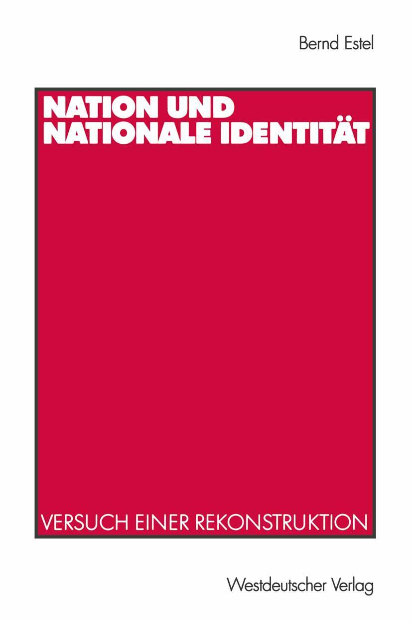 Vorderes Coverbild Nation und nationale Identität