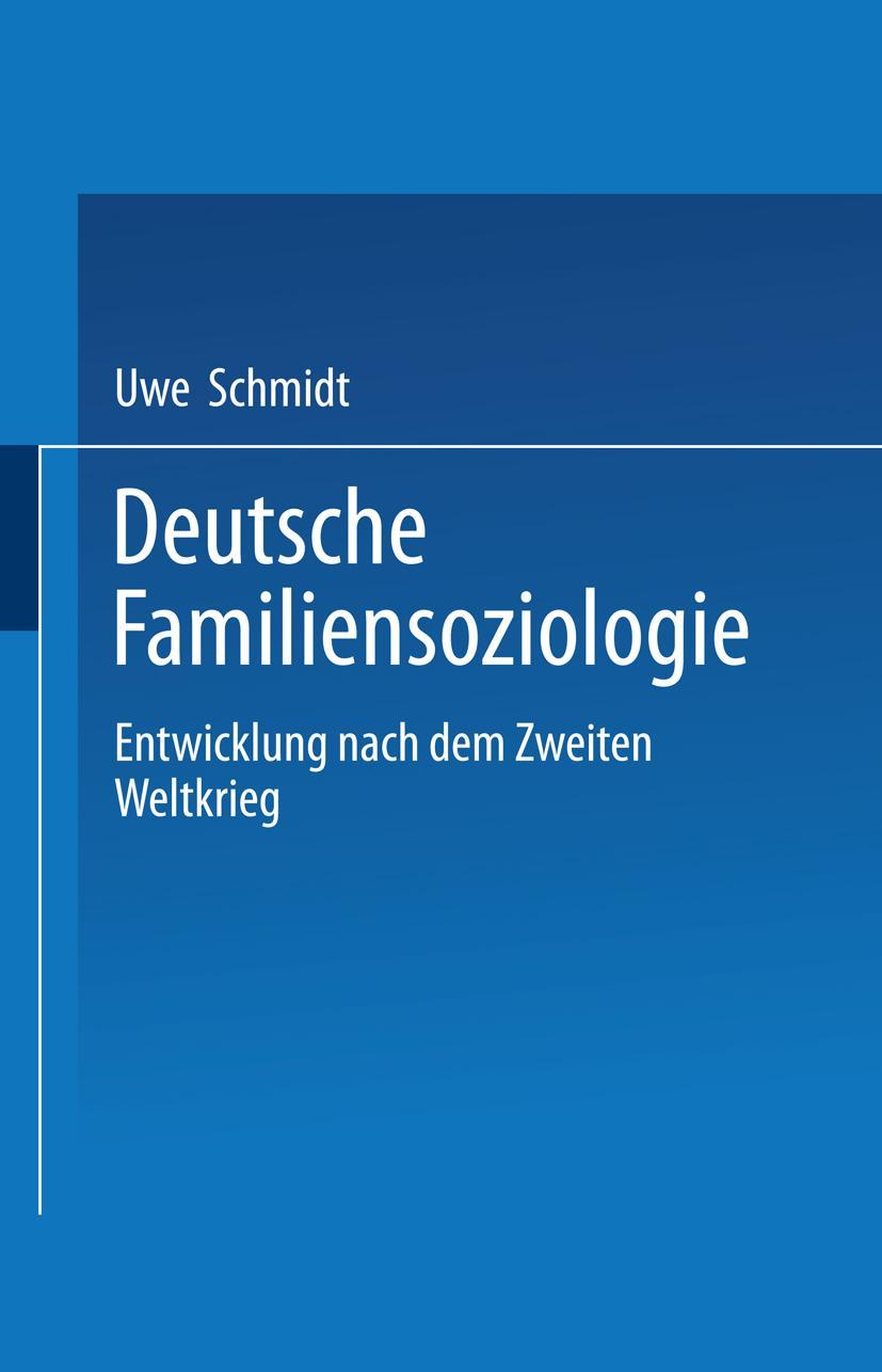 Vorderes Coverbild Deutsche Familiensoziologie