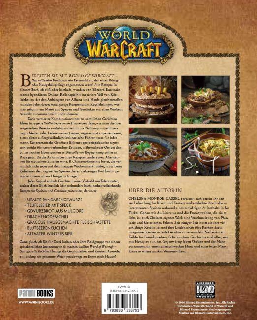 Rückseitencover World of Warcraft: Das offizielle Kochbuch