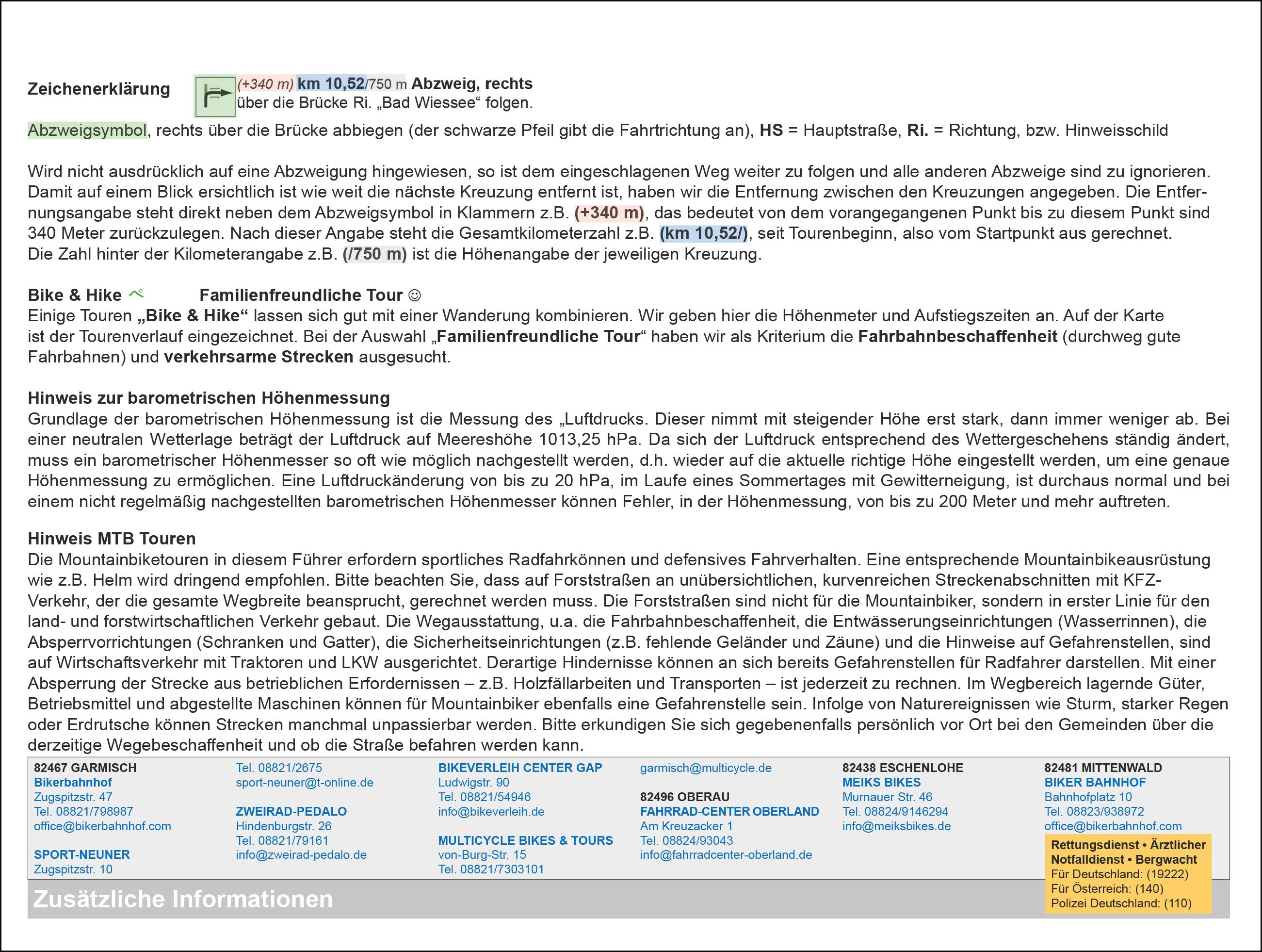 Beispielinhalt (Bild) Mountainbike Touren Wetterstein - Karwendel West - Estergebirge