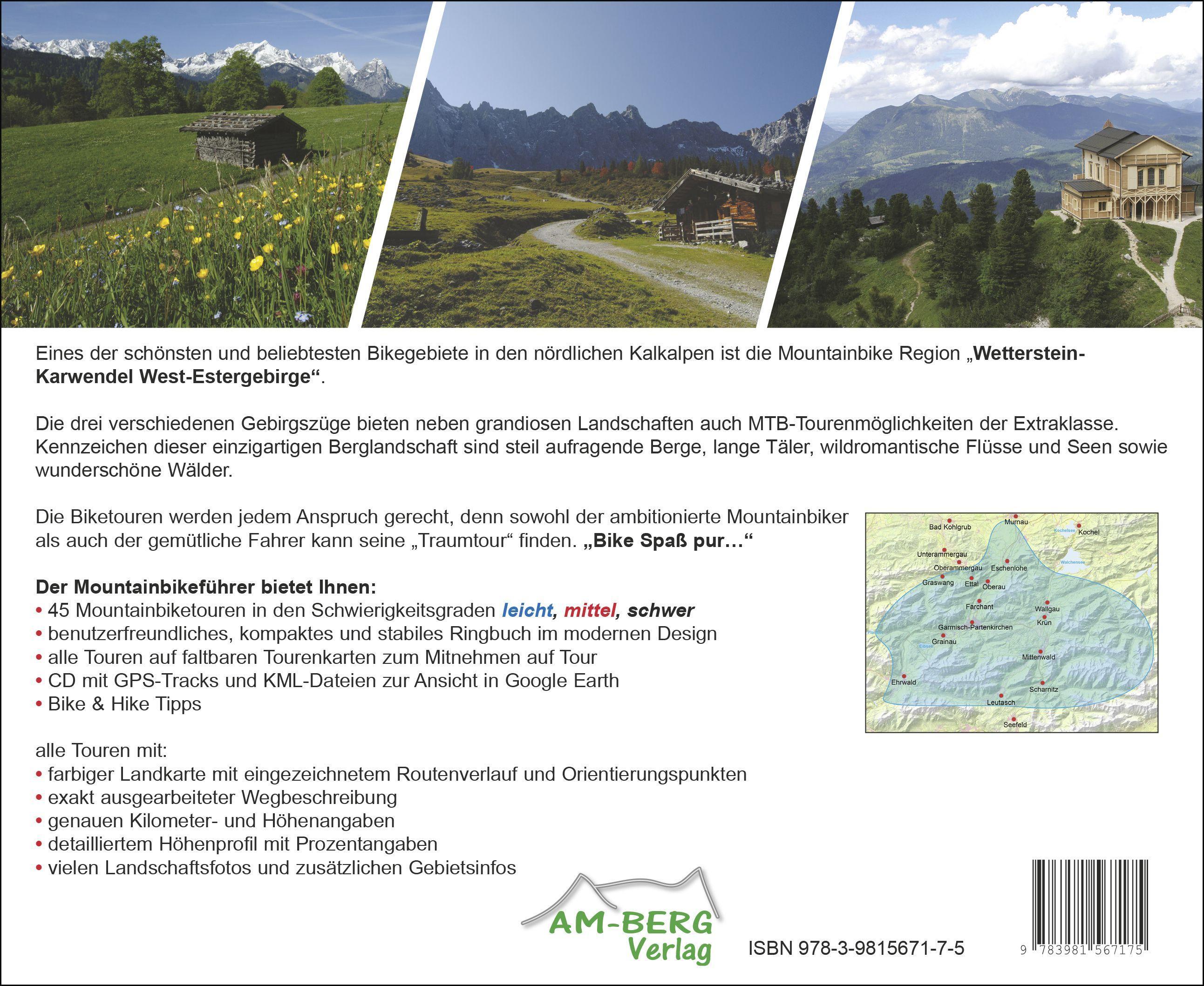Beispielinhalt (Bild) Mountainbike Touren Wetterstein - Karwendel West - Estergebirge