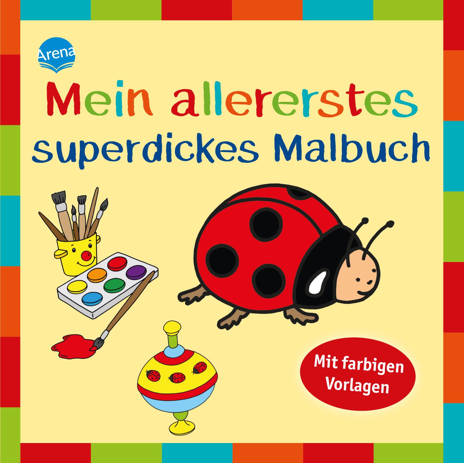 Vorderes Coverbild Mein allererstes superdickes Malbuch