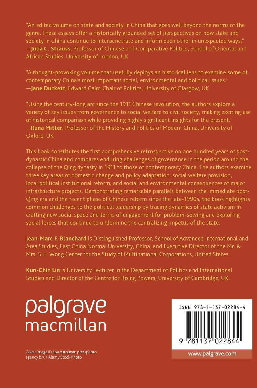 Rückseitencover Governance, Domestic Change, and Social Policy in China