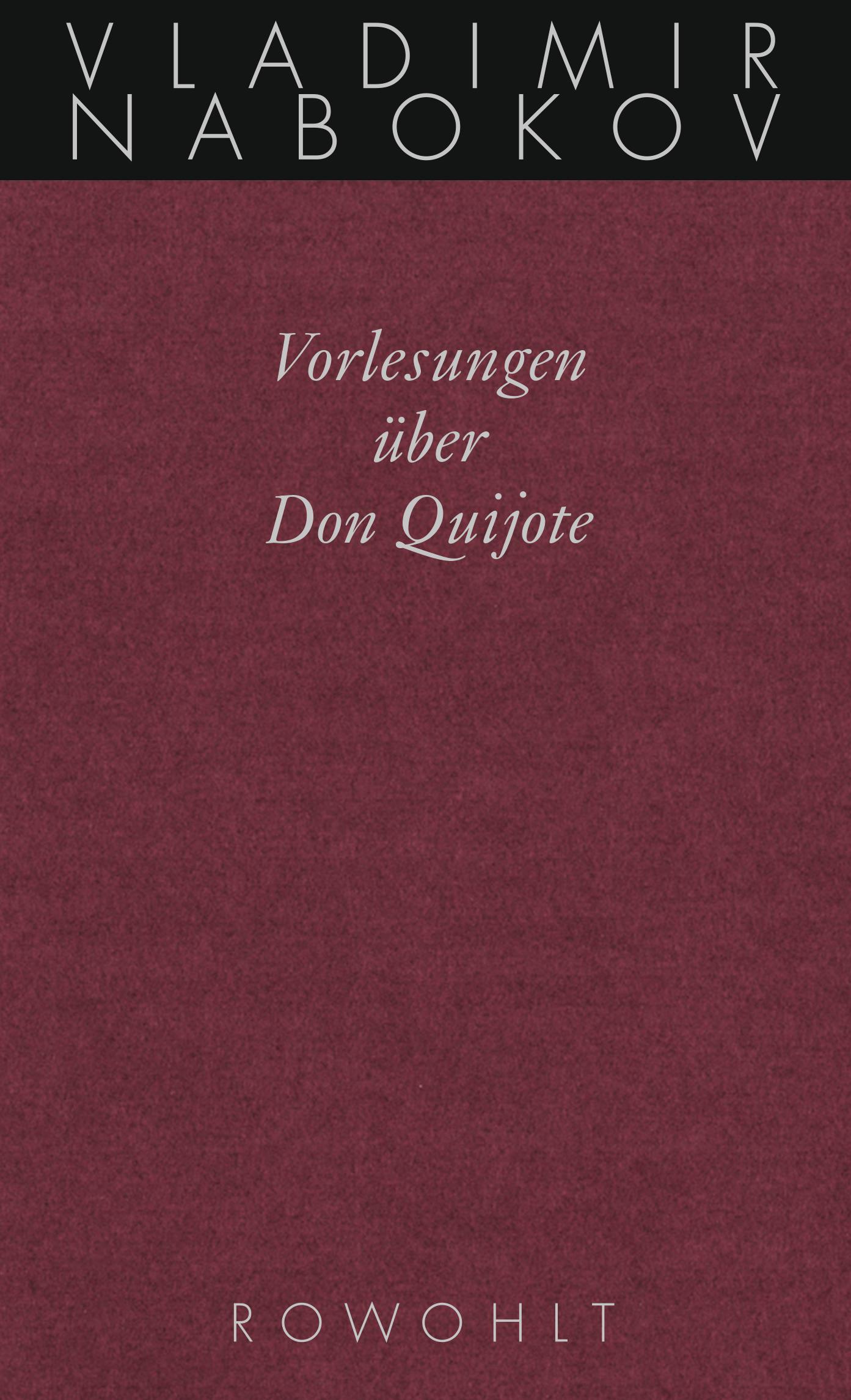 Vorderes Coverbild Vorlesungen über Don Quijote