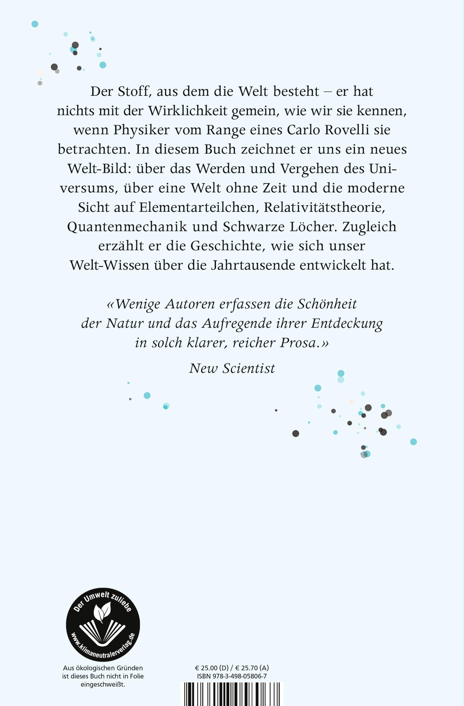 Rückseitencover Die Wirklichkeit, die nicht so ist, wie sie scheint
