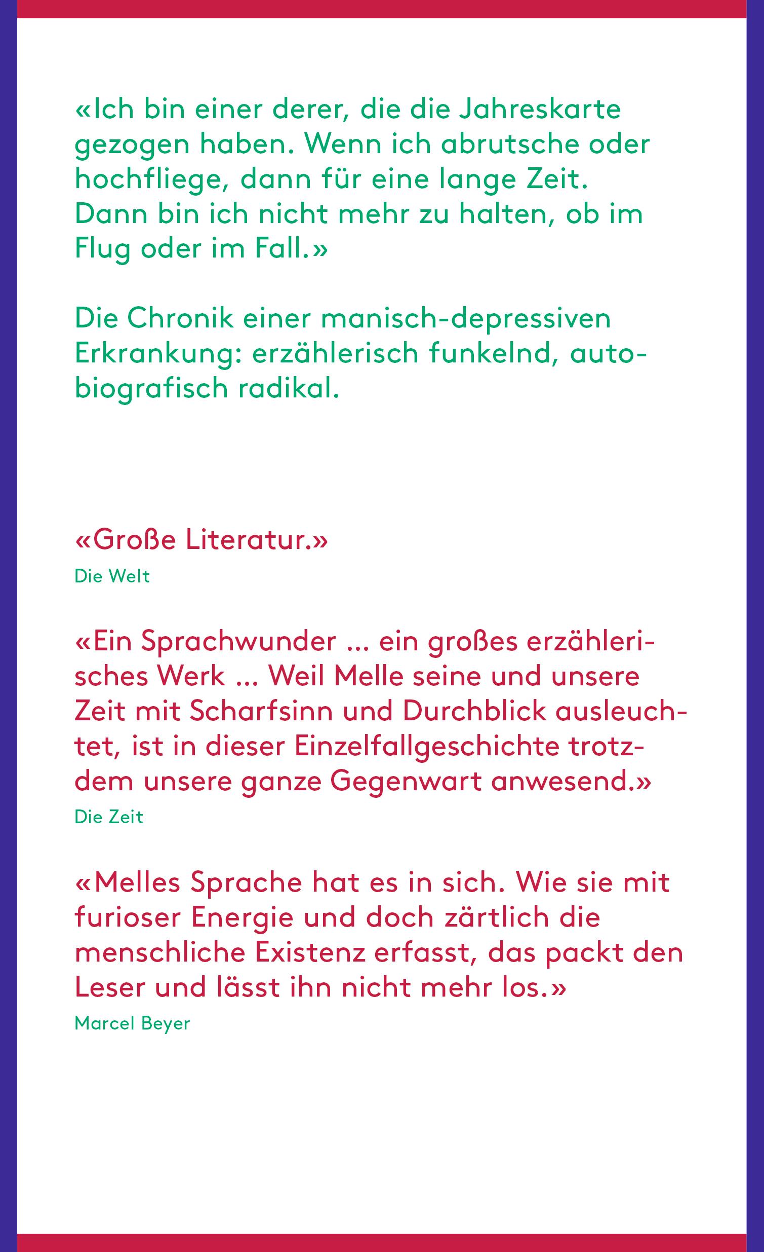 Rückseitencover Die Welt im Rücken