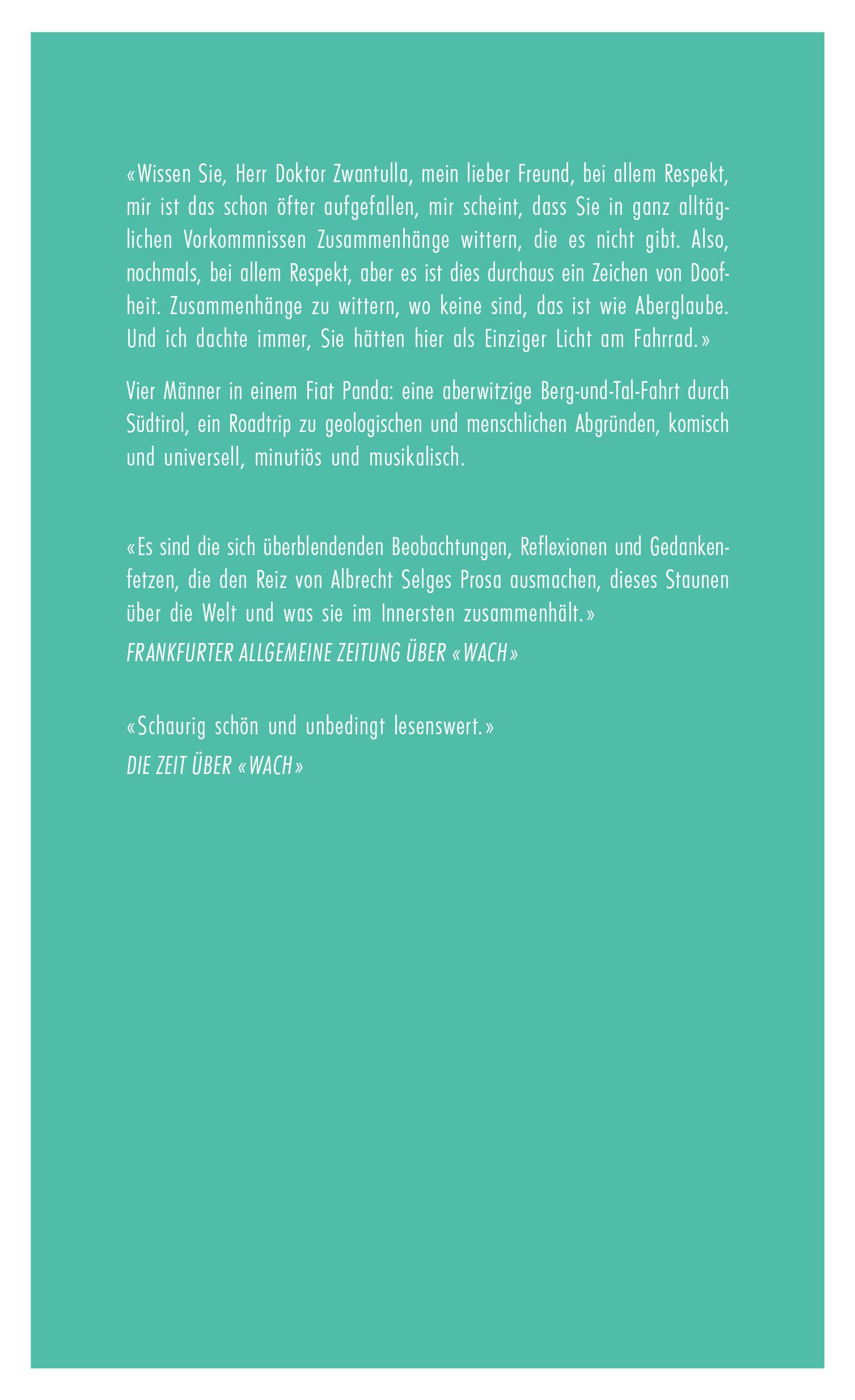 Rückseitencover Die trunkene Fahrt