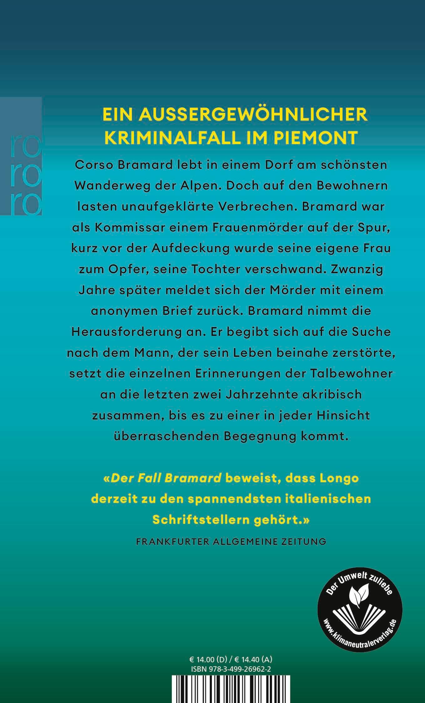 Rückseitencover Der Fall Bramard