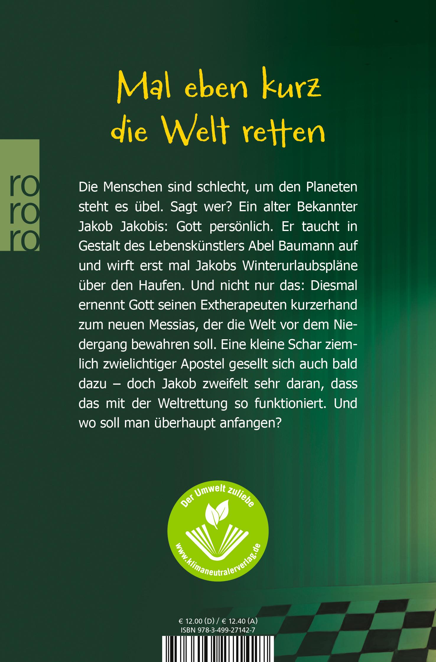 Rückseitencover Und Gott sprach: Du musst mir helfen!