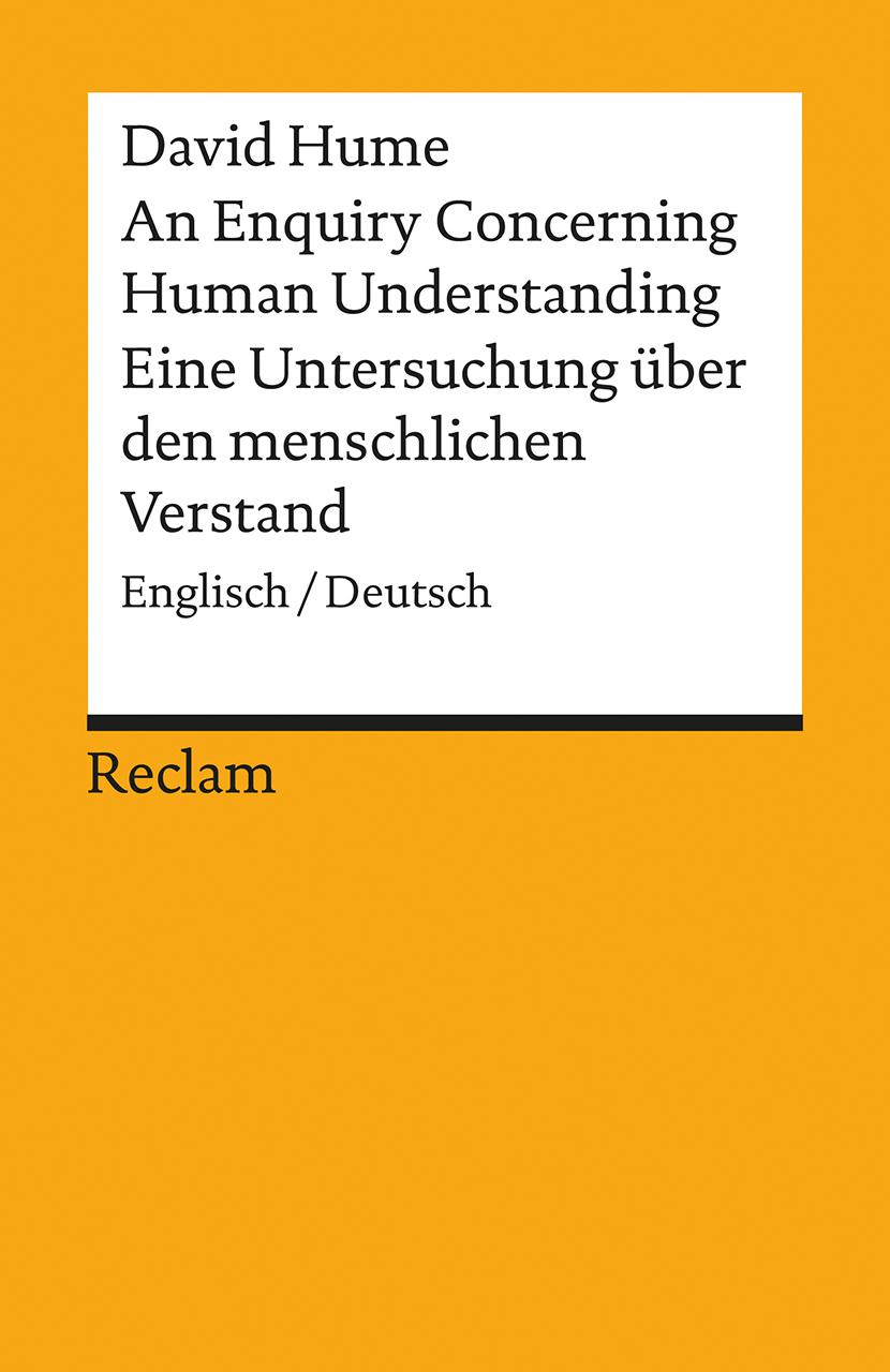 Vorderes Coverbild An Enquiry Concerning Human Understanding / Eine Untersuchung über den menschlichen Verstand