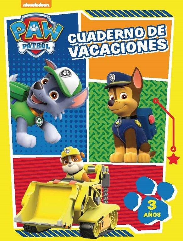 Vorderes Coverbild Cuaderno de vacaciones : 3 años : paw patrol