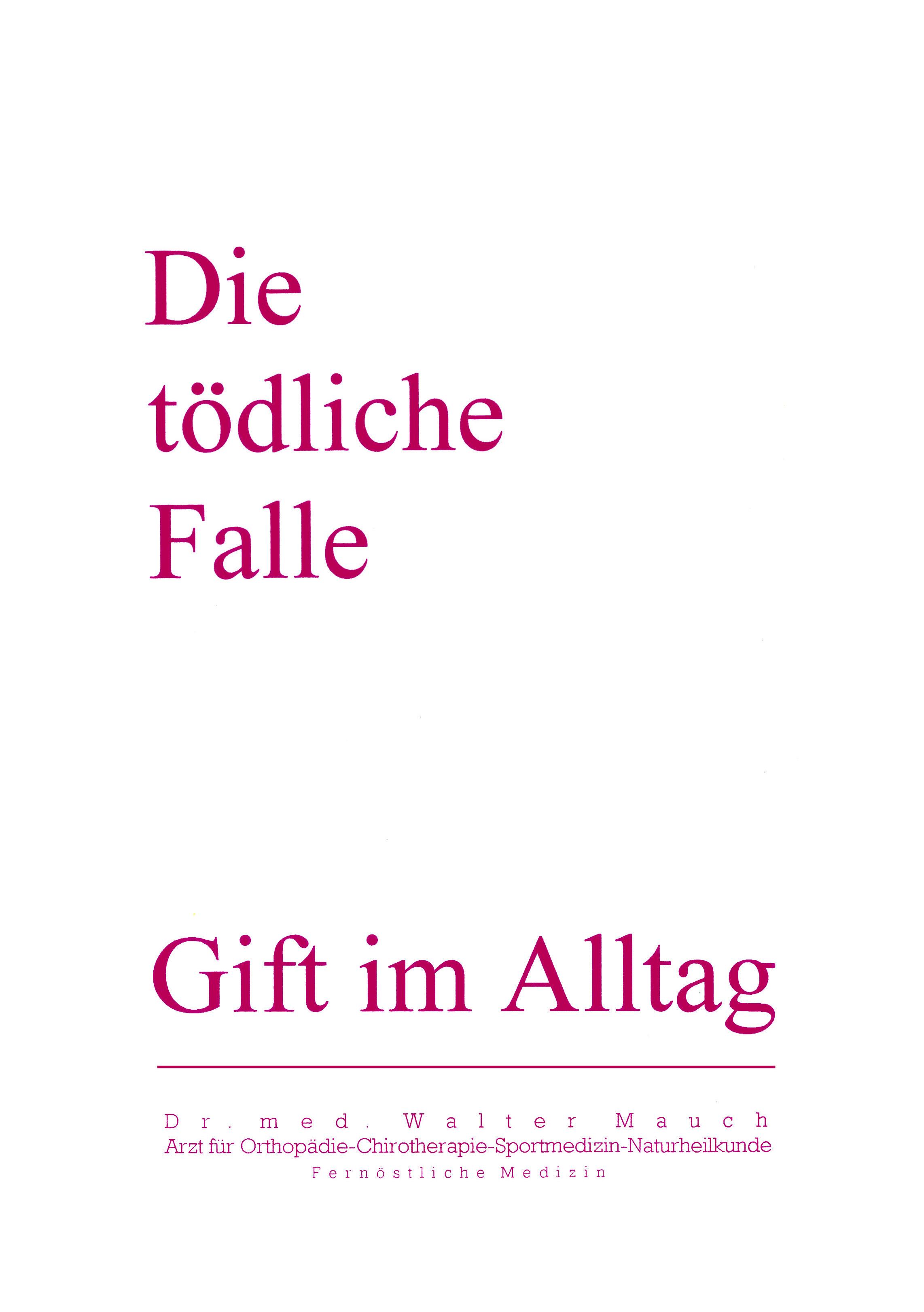 Vorderes Coverbild Die Tödliche Falle