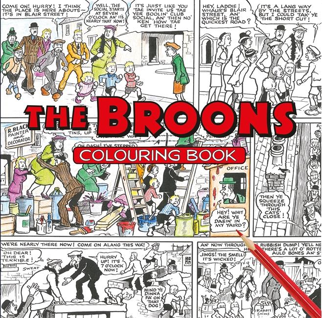 Vorderes Coverbild The Broons Colouring Book