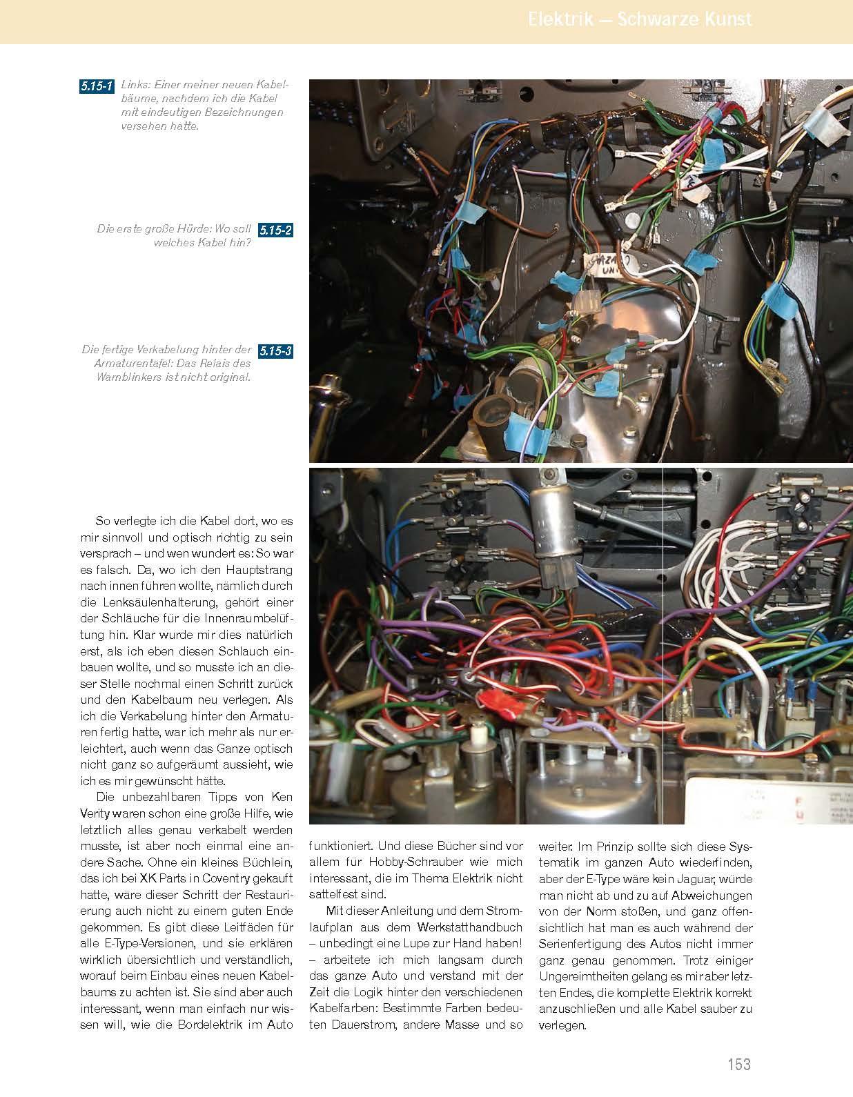 Beispielinhalt (Bild) Das Jaguar E-Type Schraubertagebuch