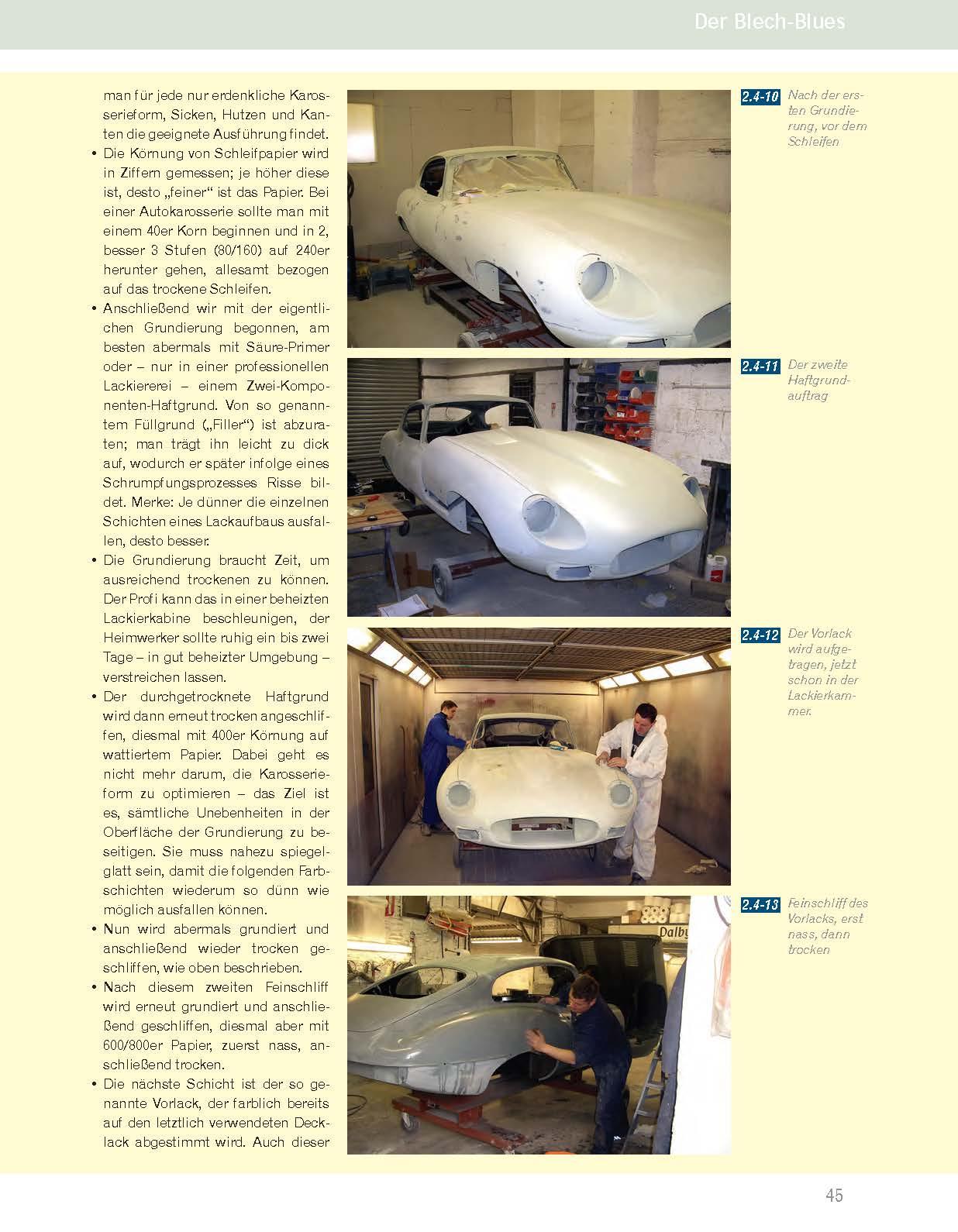 Beispielinhalt (Bild) Das Jaguar E-Type Schraubertagebuch
