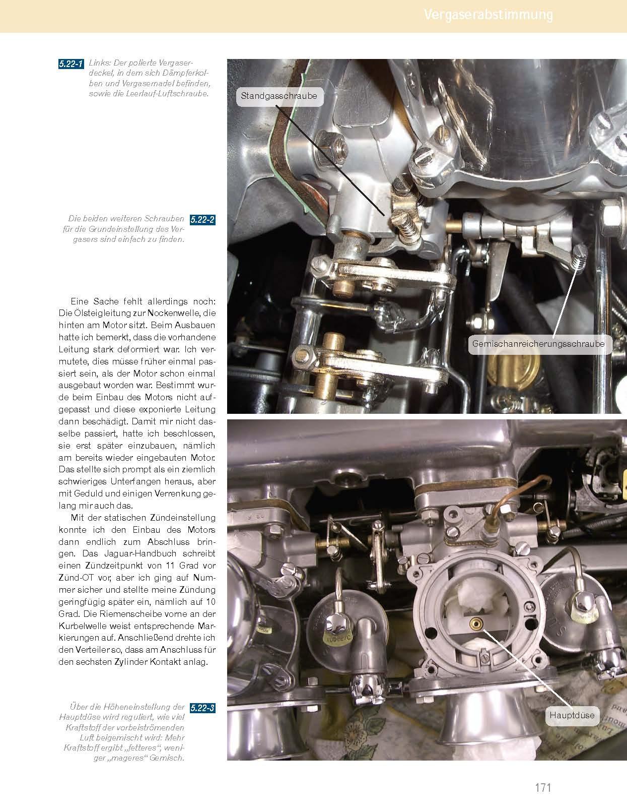 Beispielinhalt (Bild) Das Jaguar E-Type Schraubertagebuch