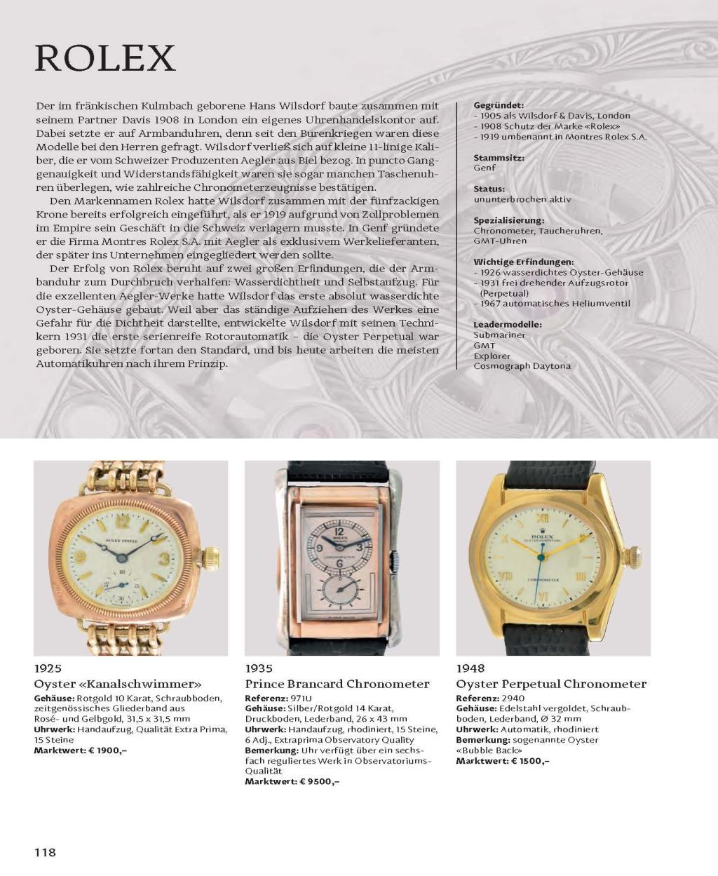 Beispielinhalt (Bild) Klassische Armbanduhren