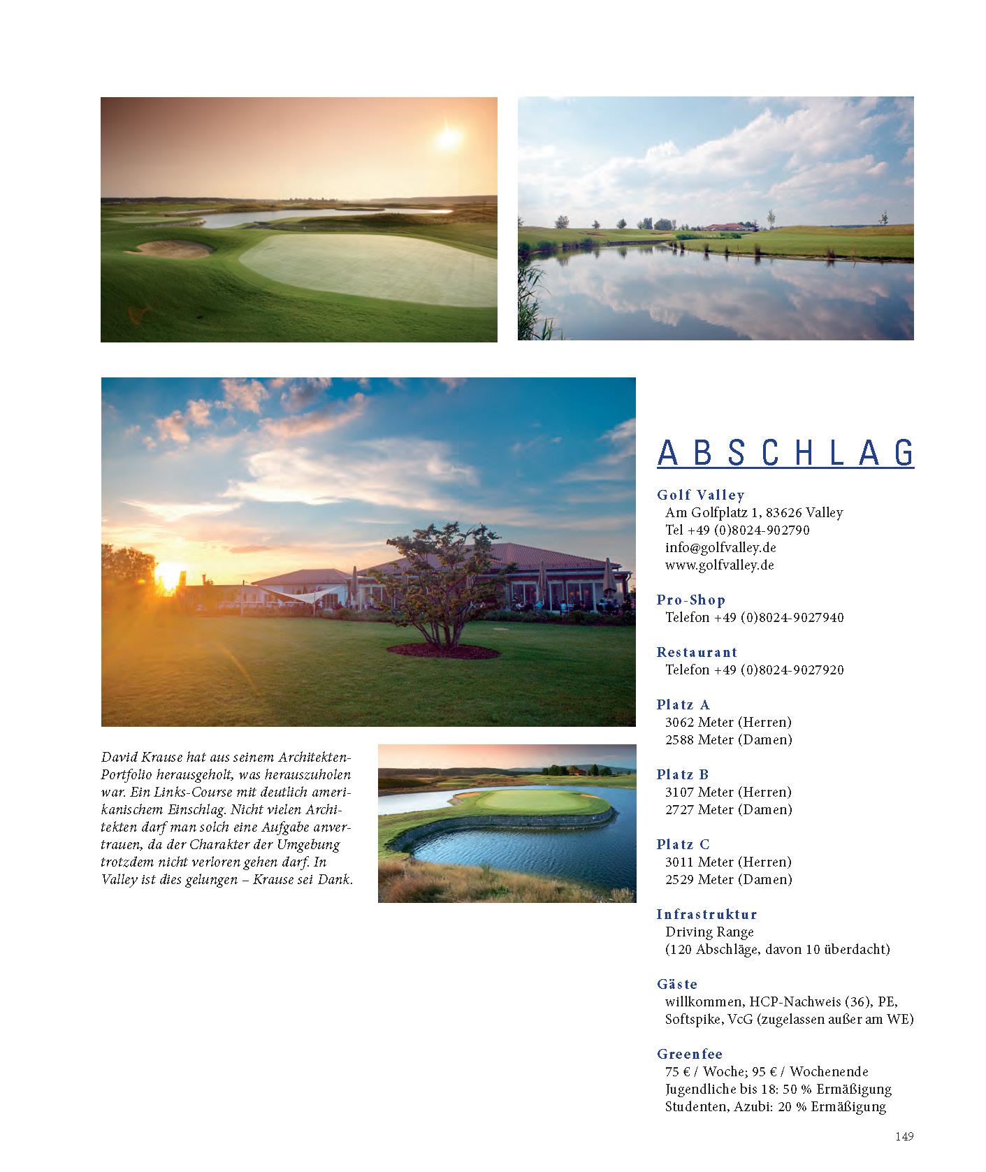 Beispielinhalt (Bild) Die 100 besten Golfplätze in Deutschland und Österreich