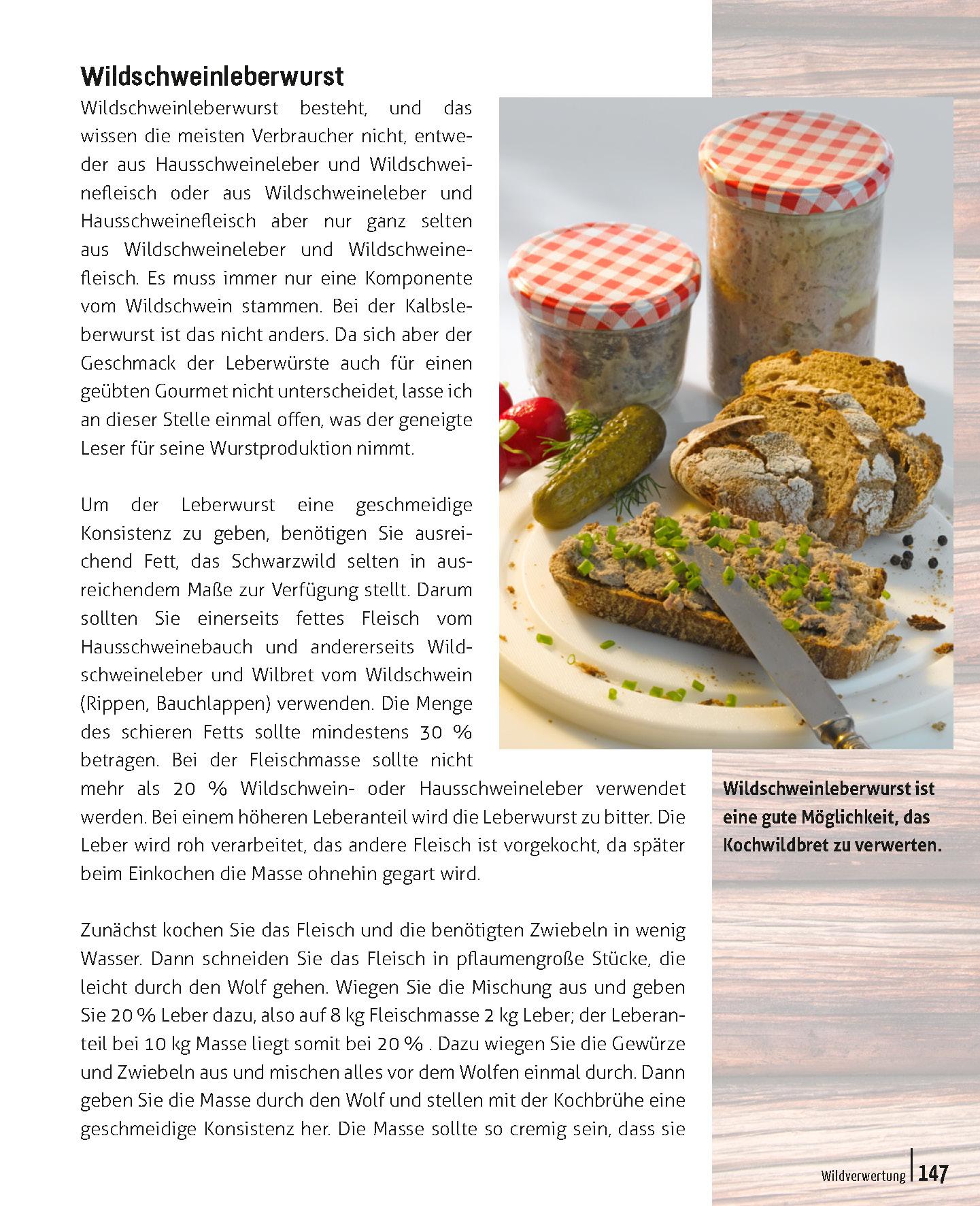 Beispielinhalt (Bild) Wildverwertung praktisch