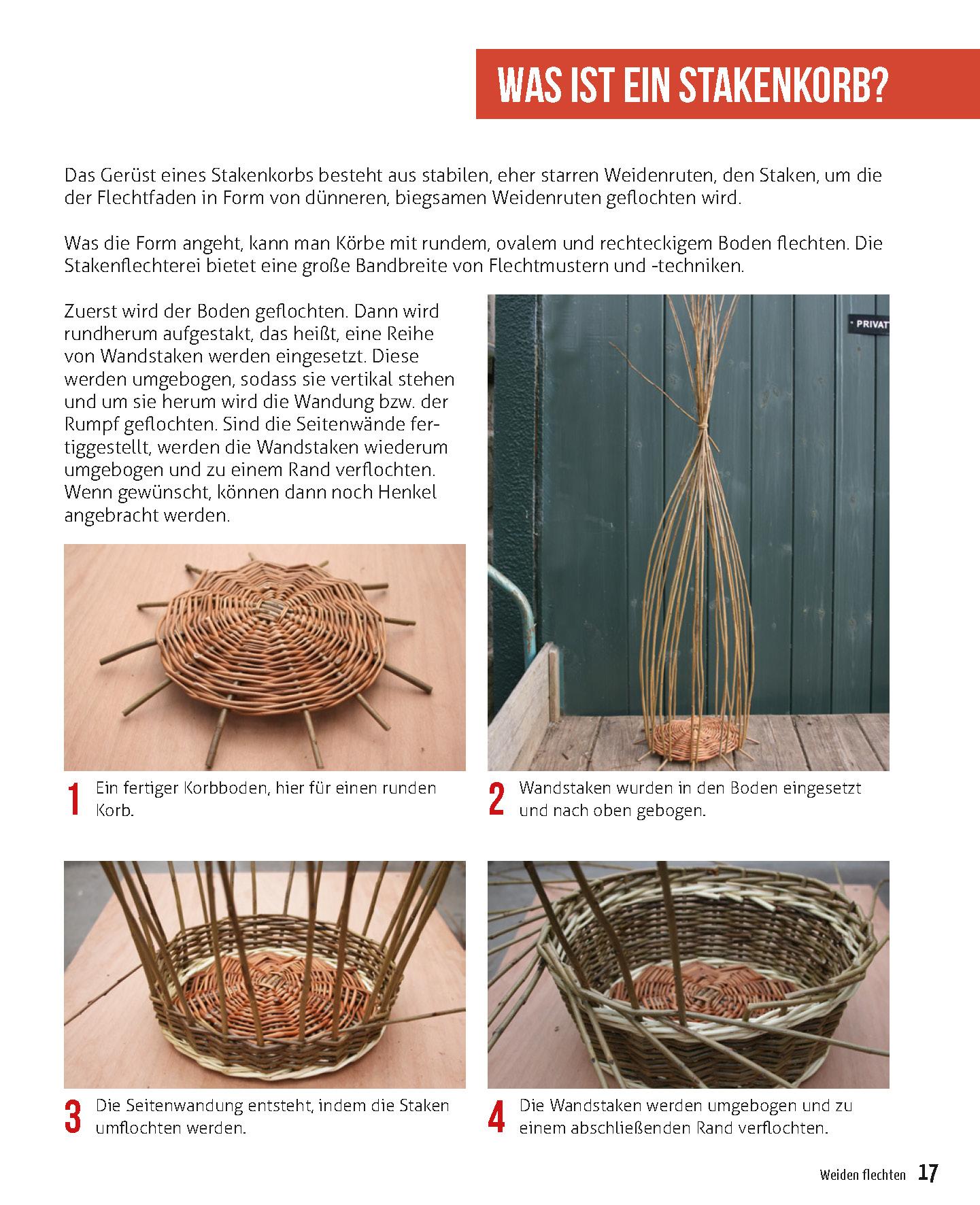 Beispielinhalt (Bild) Weidenkörbe flechten