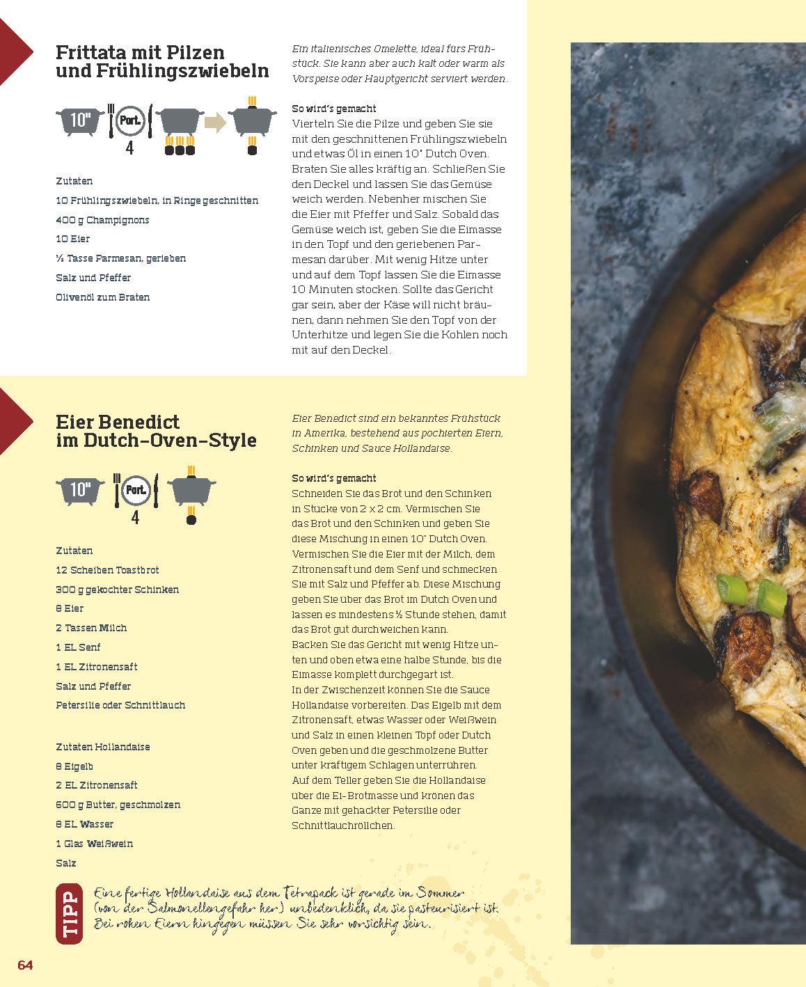 Beispielinhalt (Bild) Das große Dutch Oven Buch