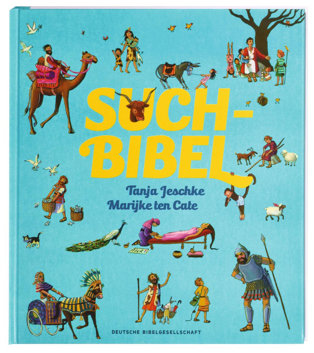 Vorderes Coverbild Such-Bibel. Großformatiges Wimmelbuch für Kinder ab 4 Jahren.