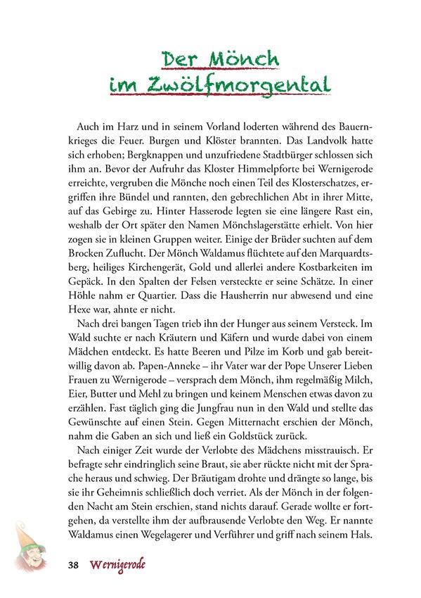Beispielinhalt (Bild) Die schönsten Harzer Märchen und Sagen