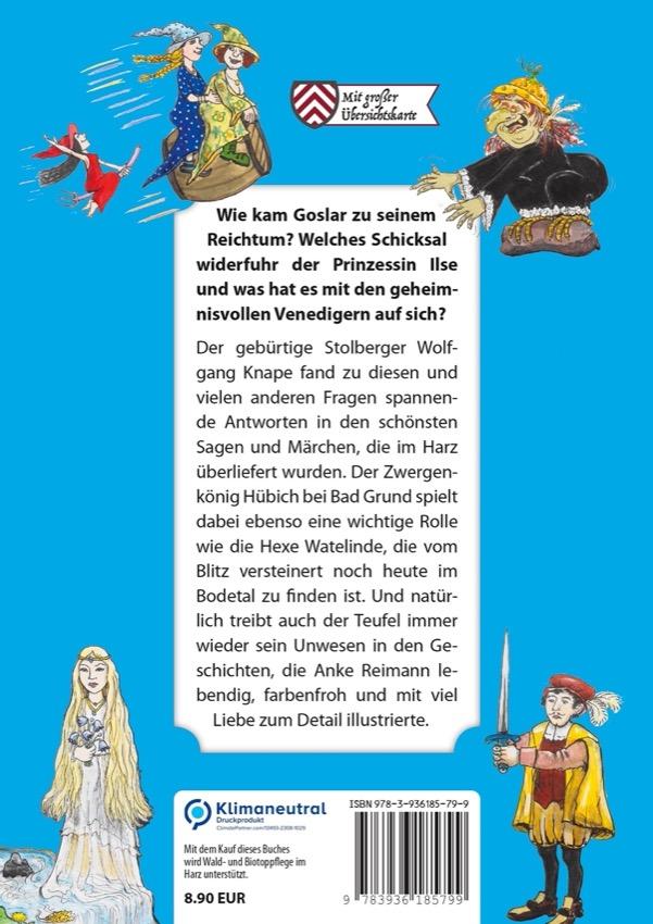Rückseitencover Die schönsten Harzer Märchen und Sagen