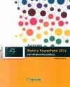 Vorderes Coverbild Aprender Word y PowerPoint 2016 : con 100 ejercicios prácticos