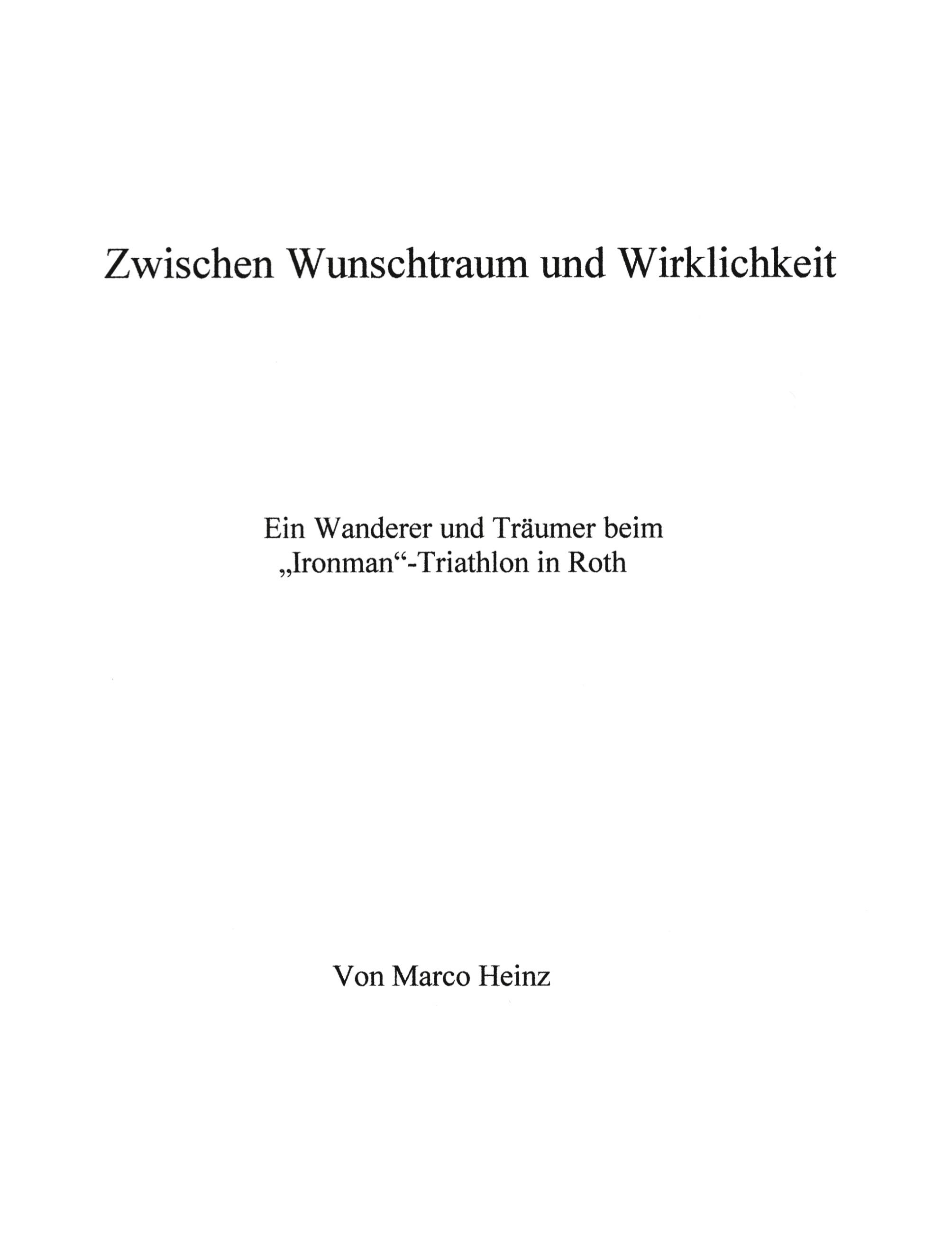 Vorderes Coverbild Zwischen Wunschtraum und Wirklichkeit