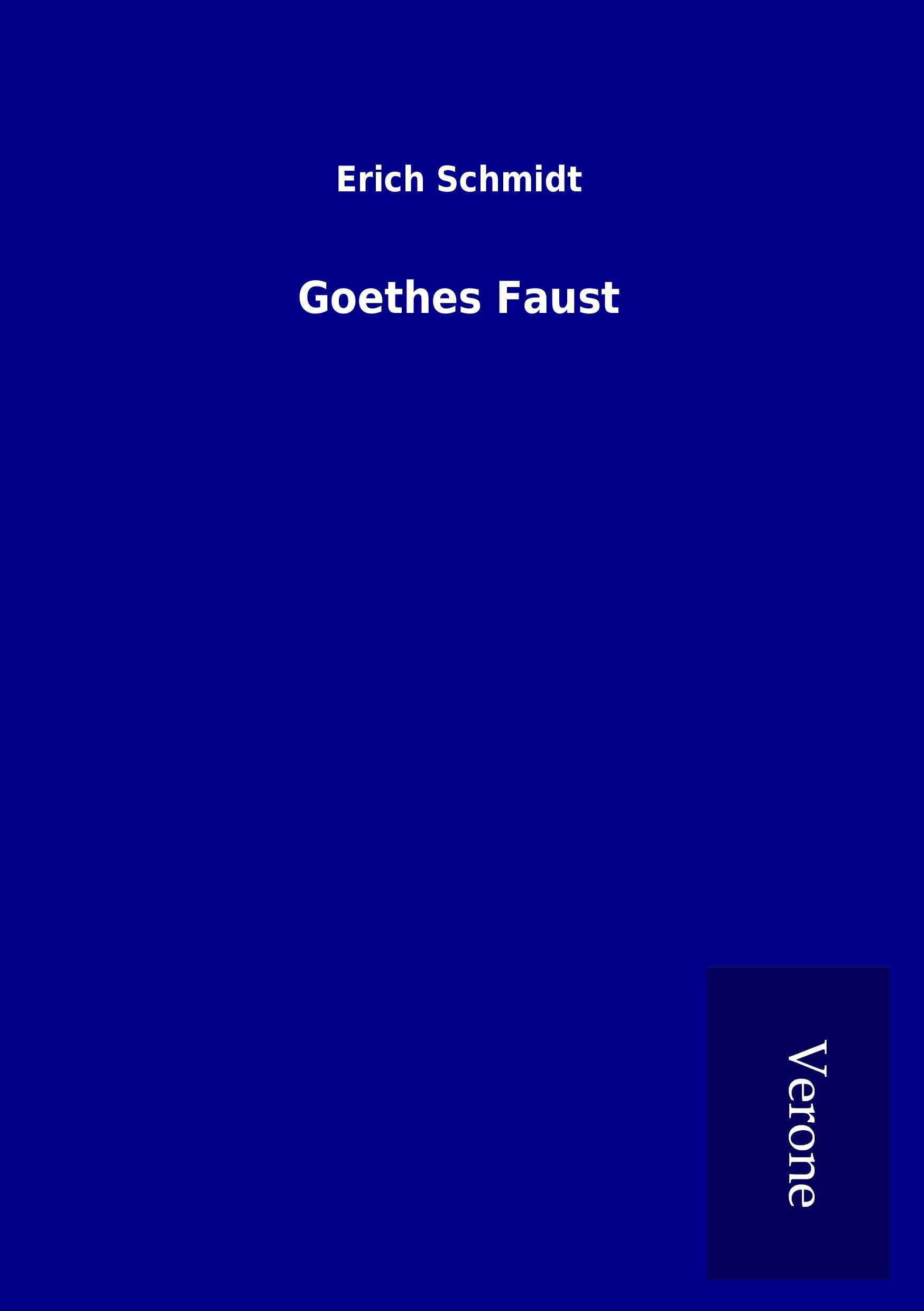 Vorderes Coverbild Goethes Faust