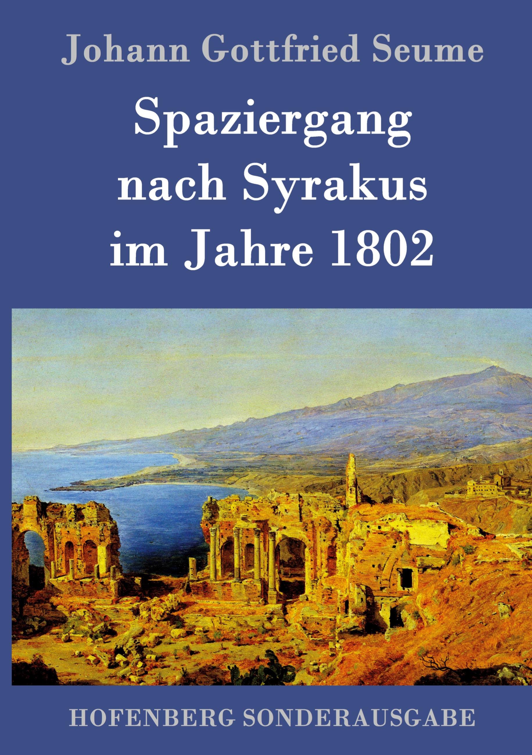 Vorderes Coverbild Spaziergang nach Syrakus im Jahre 1802