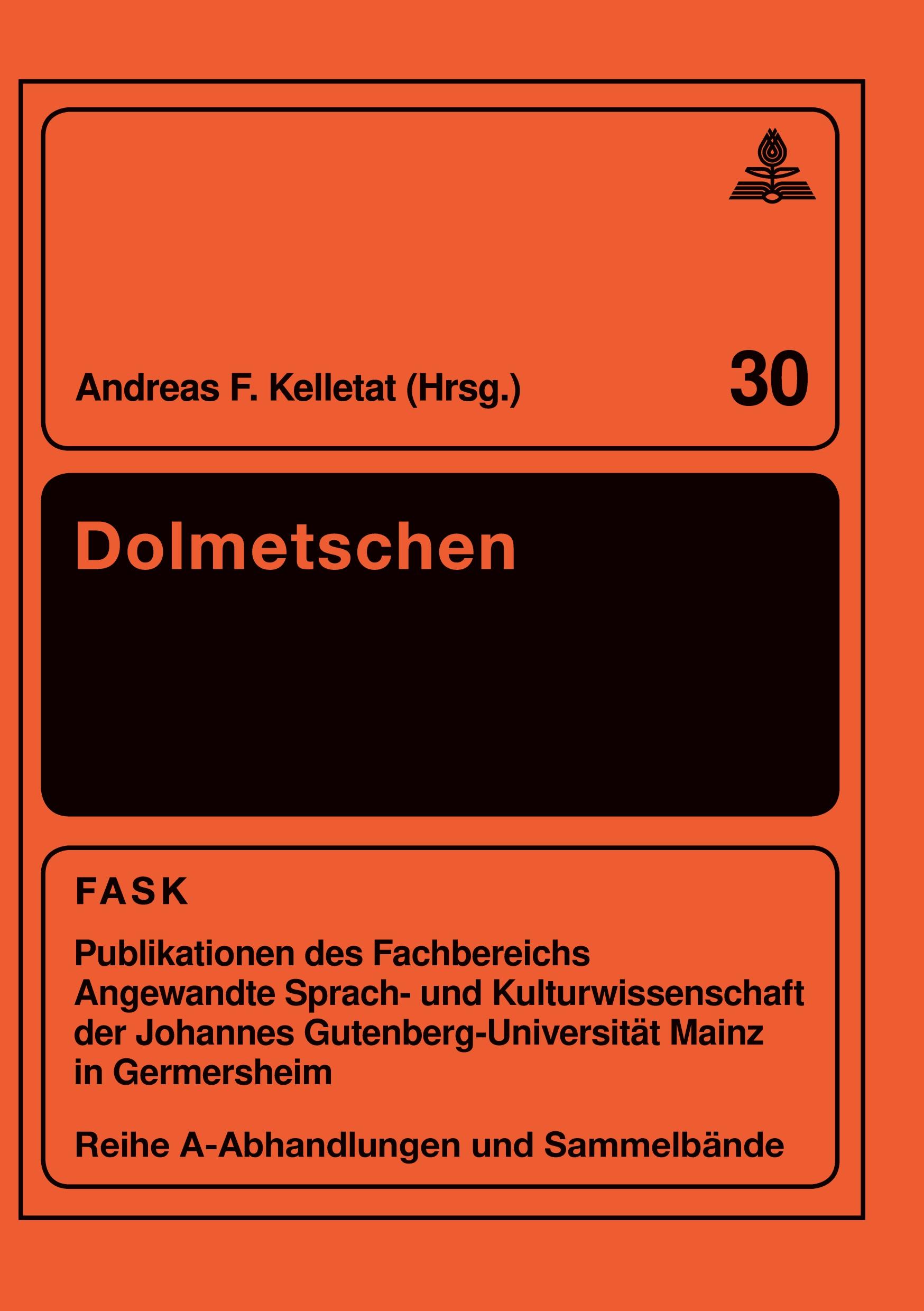 Vorderes Coverbild Dolmetschen